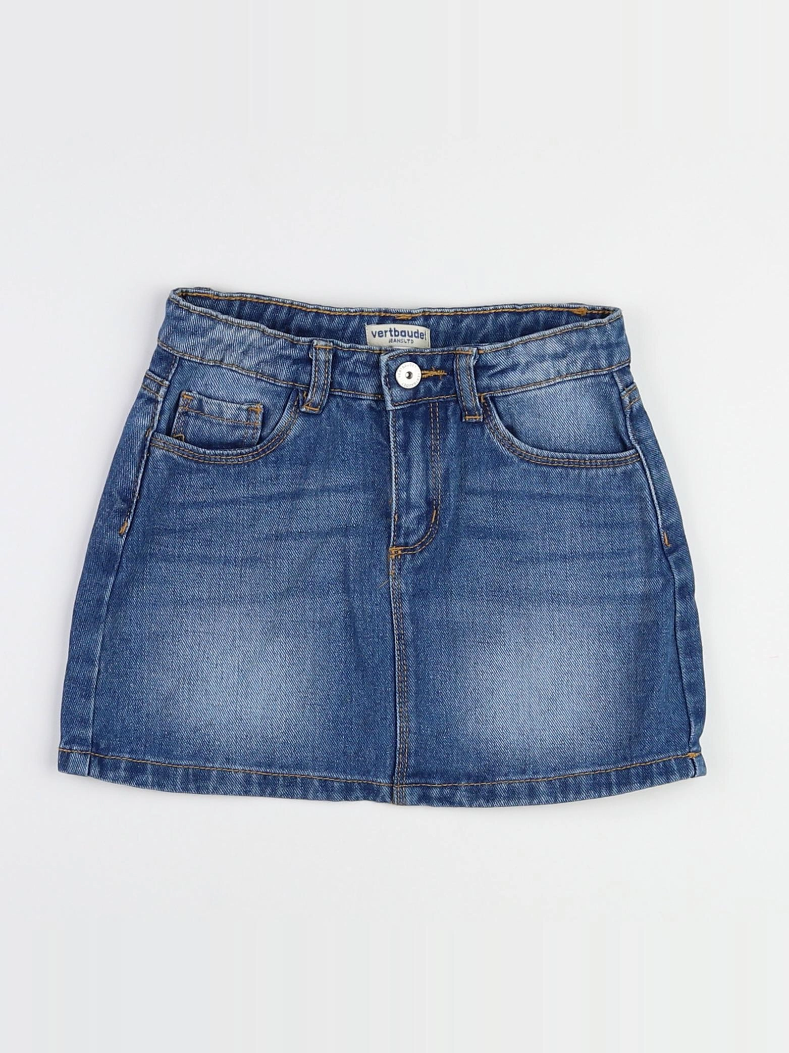 Vertbaudet - jupe bleu - 6 ans