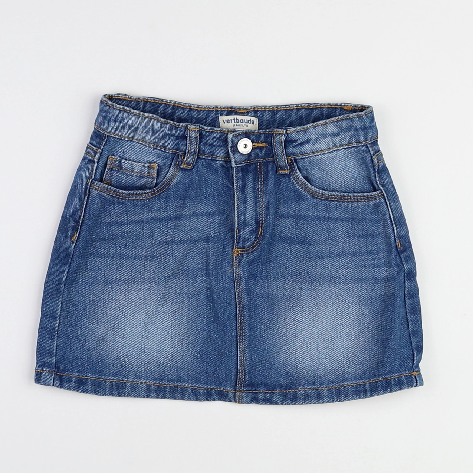 Vertbaudet - jupe bleu - 6 ans