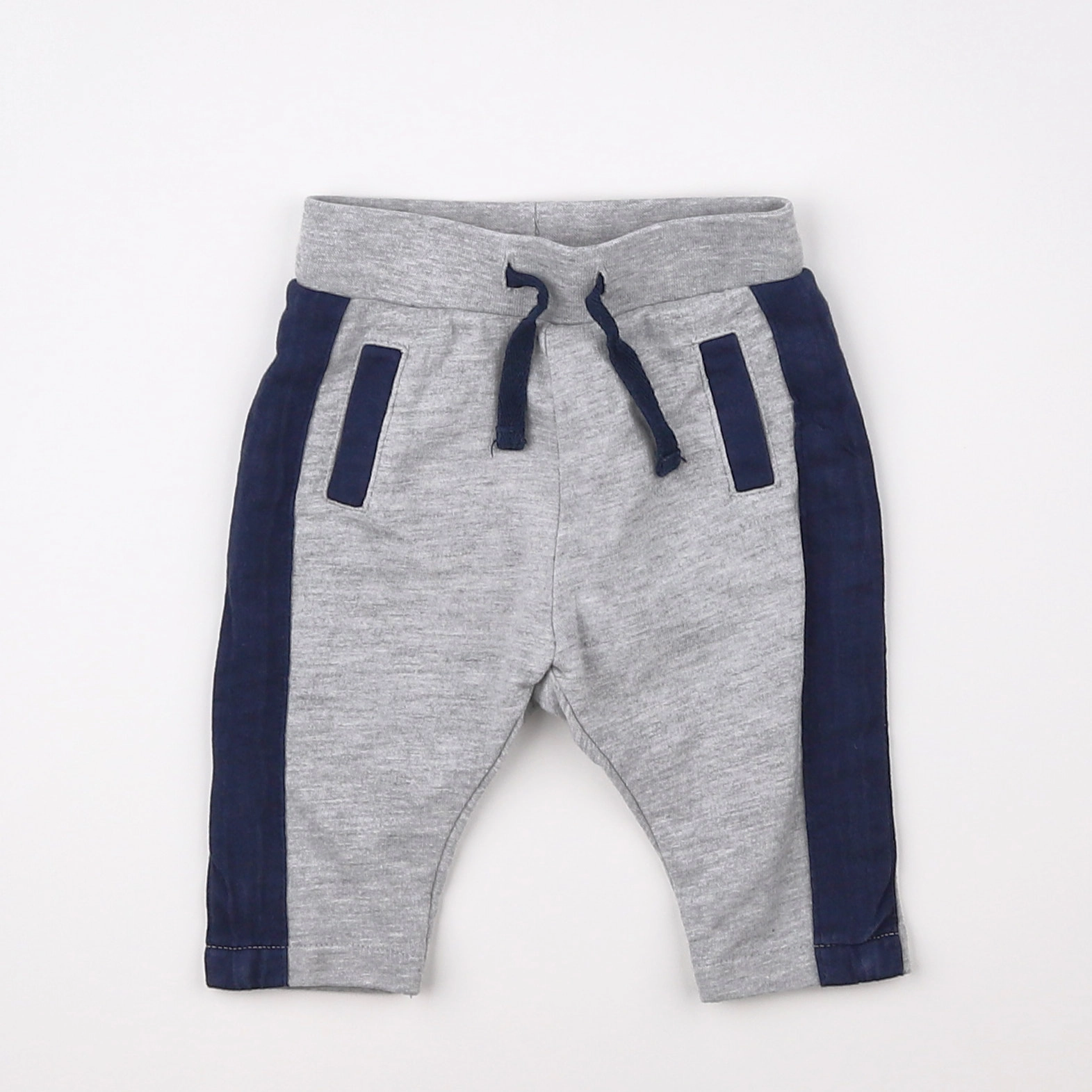 Vertbaudet - jogging bleu,gris - 3 mois