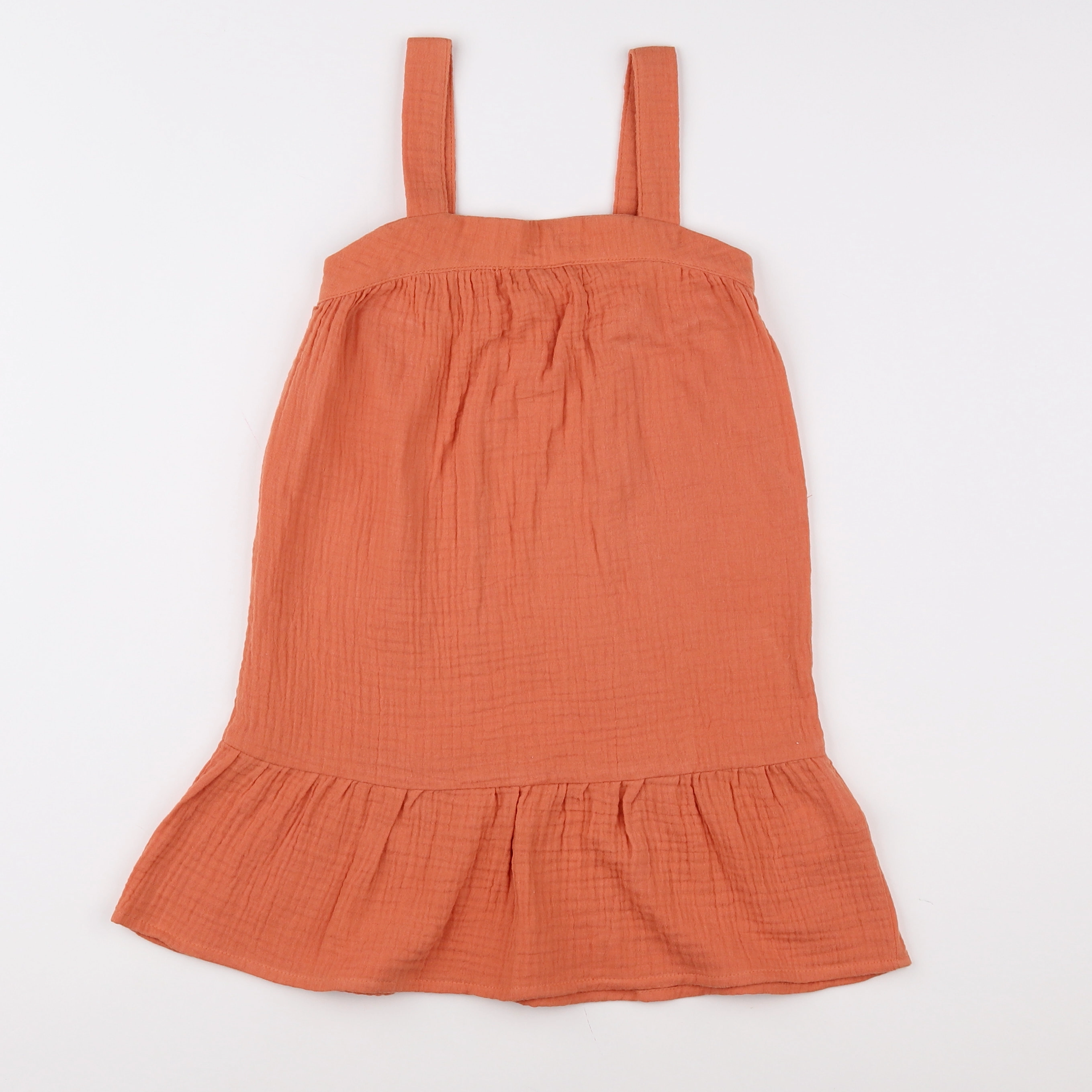 Vertbaudet - robe orange - 2 ans