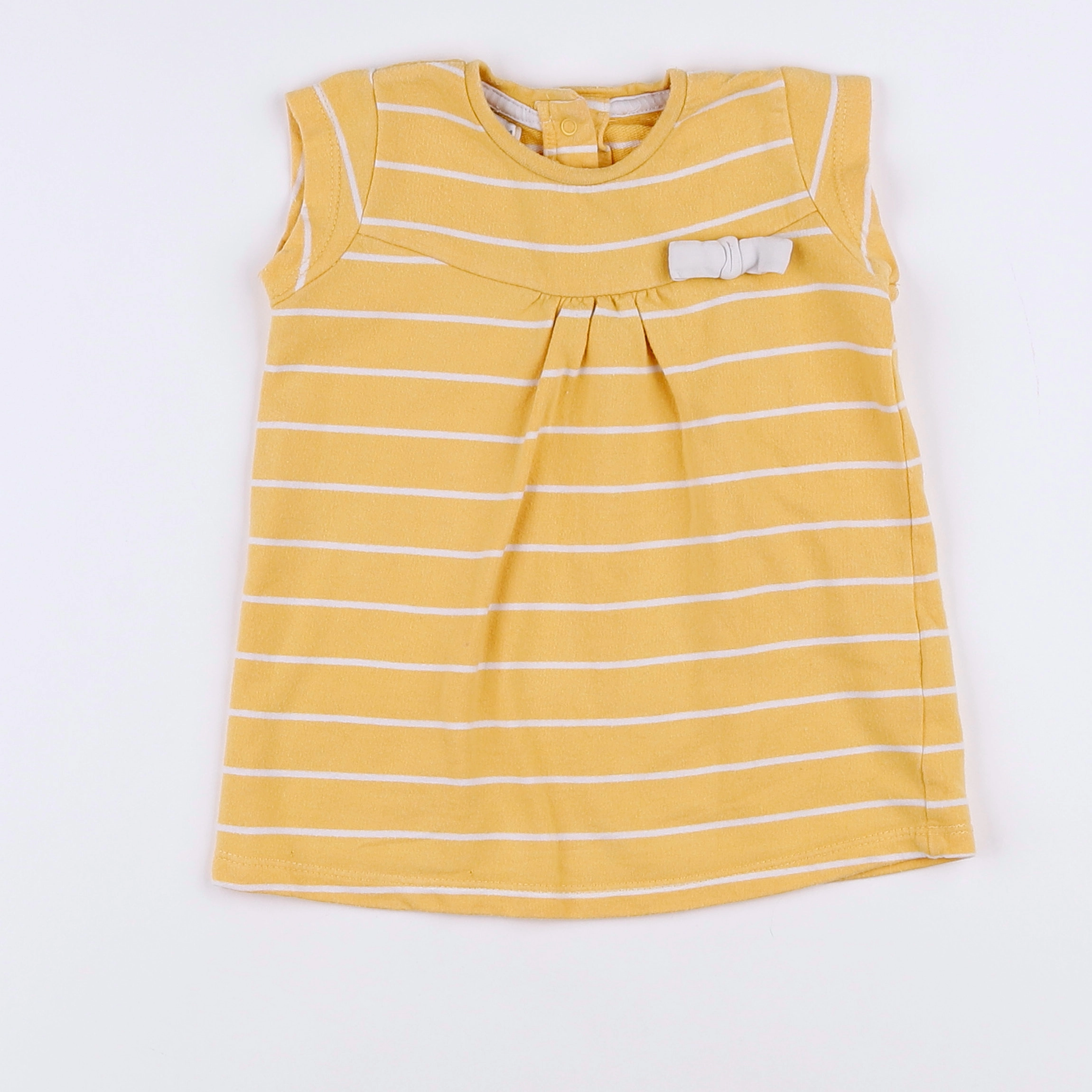 Vertbaudet - robe jaune - 9 mois