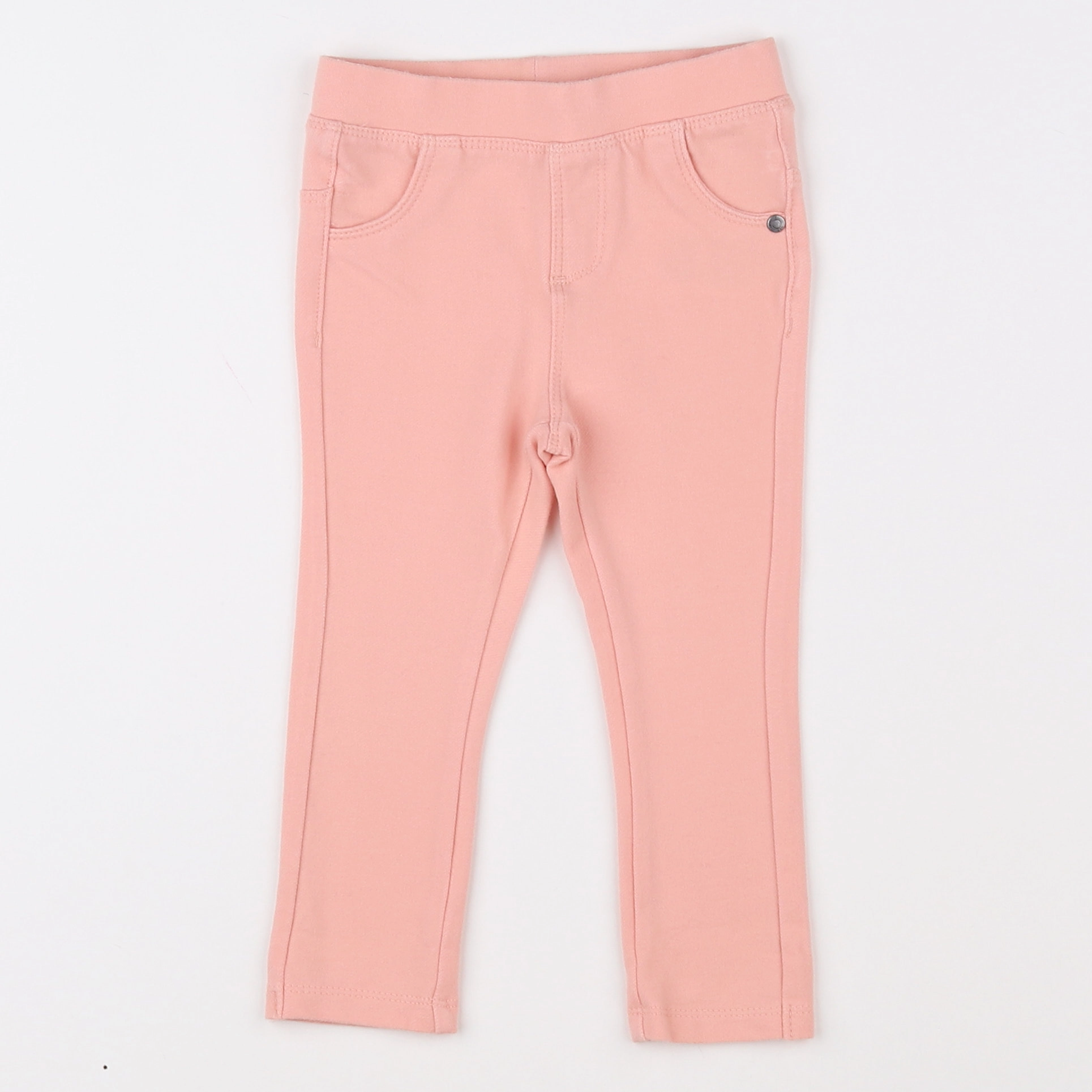 Vertbaudet - jegging rose - 12 mois