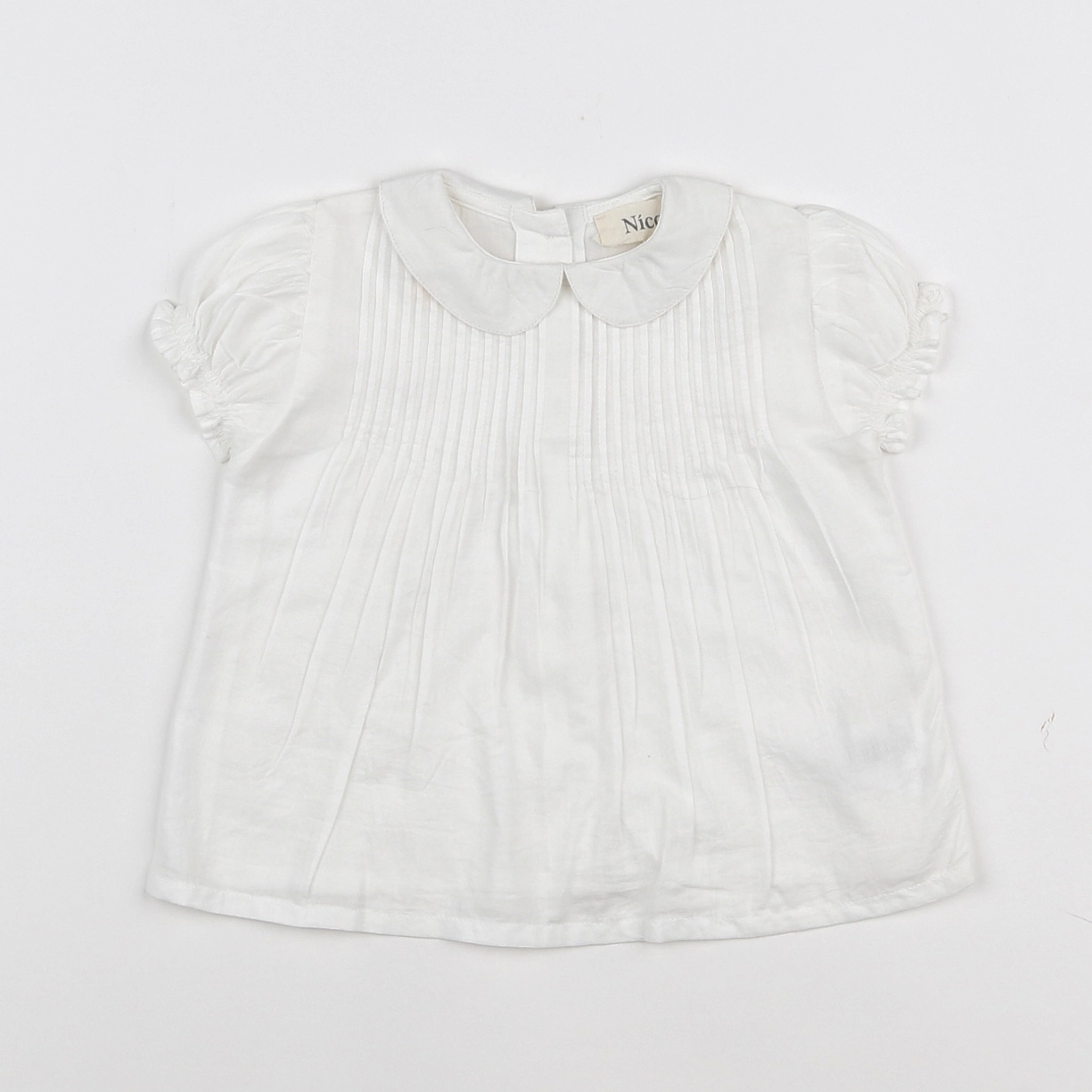 Nicoli - blouse blanc - 9/12 mois