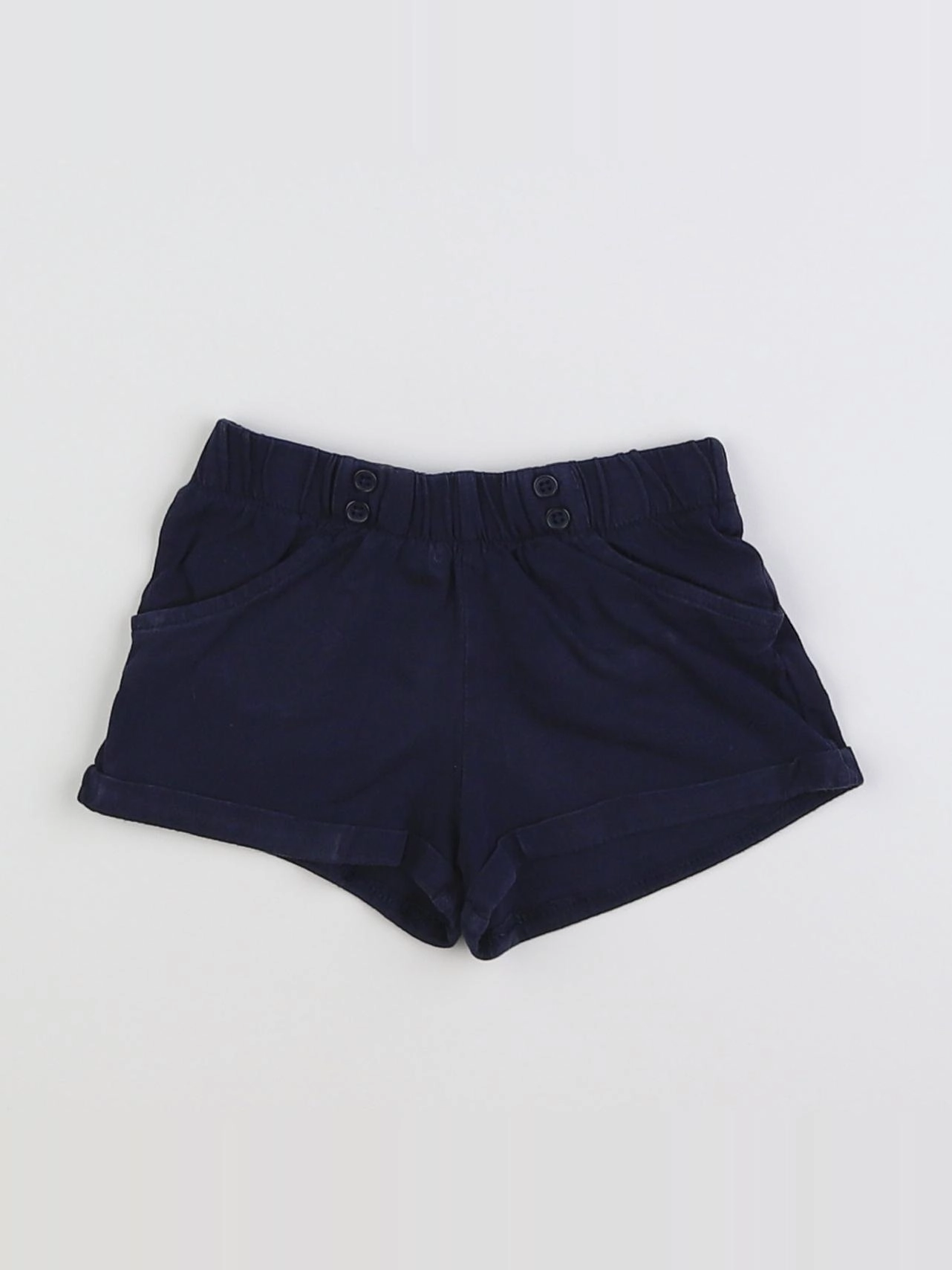 Boutchou - short bleu - 12 mois