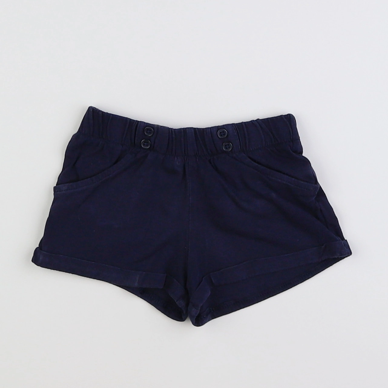 Boutchou - short bleu - 12 mois