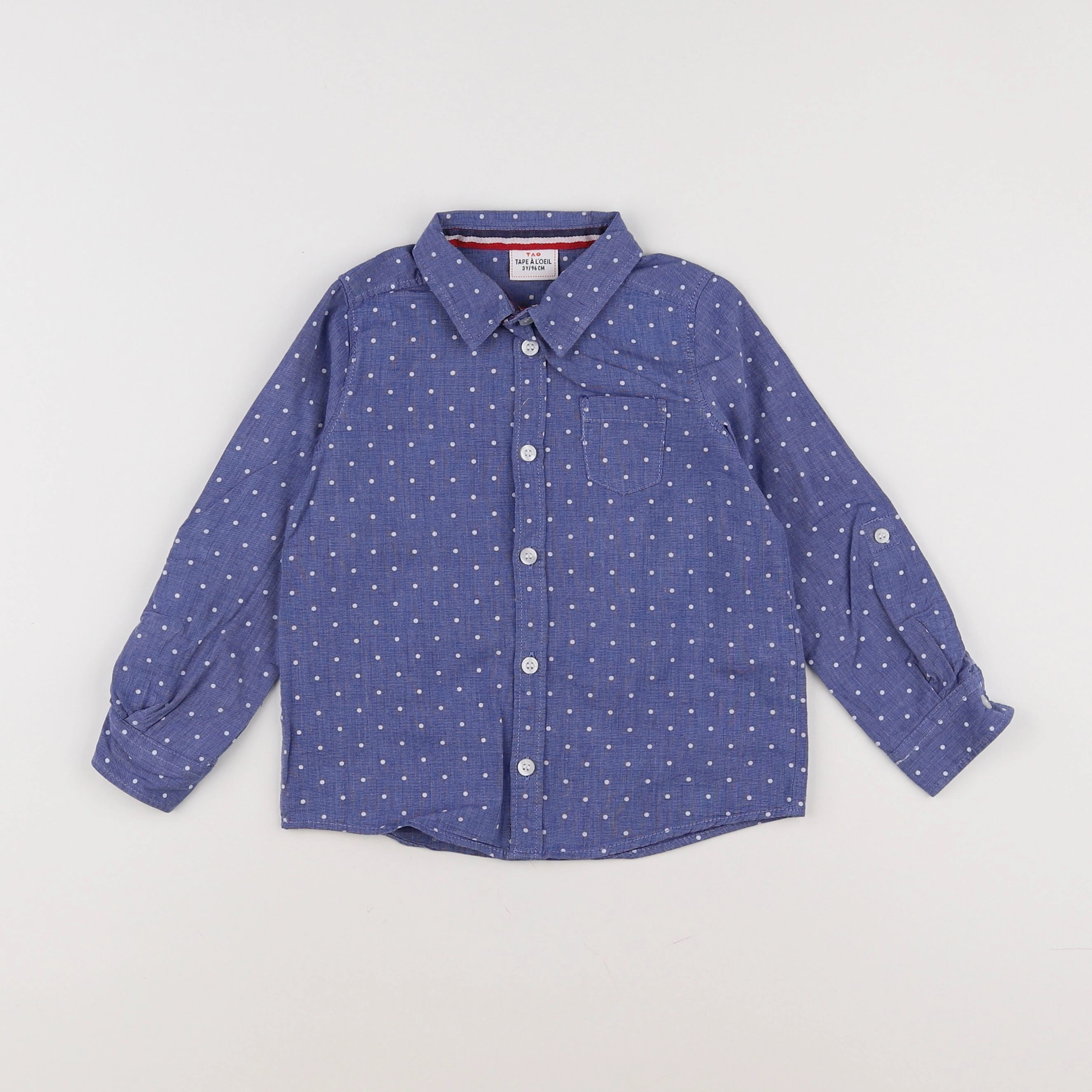 Tape à l'oeil - chemise bleu - 3 ans
