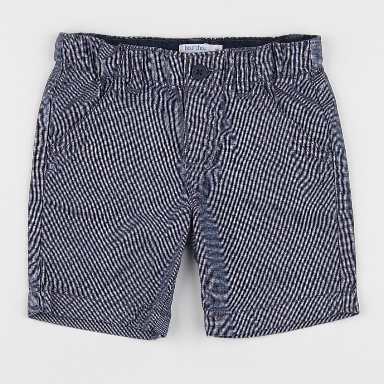 Boutchou - short bleu - 6 mois