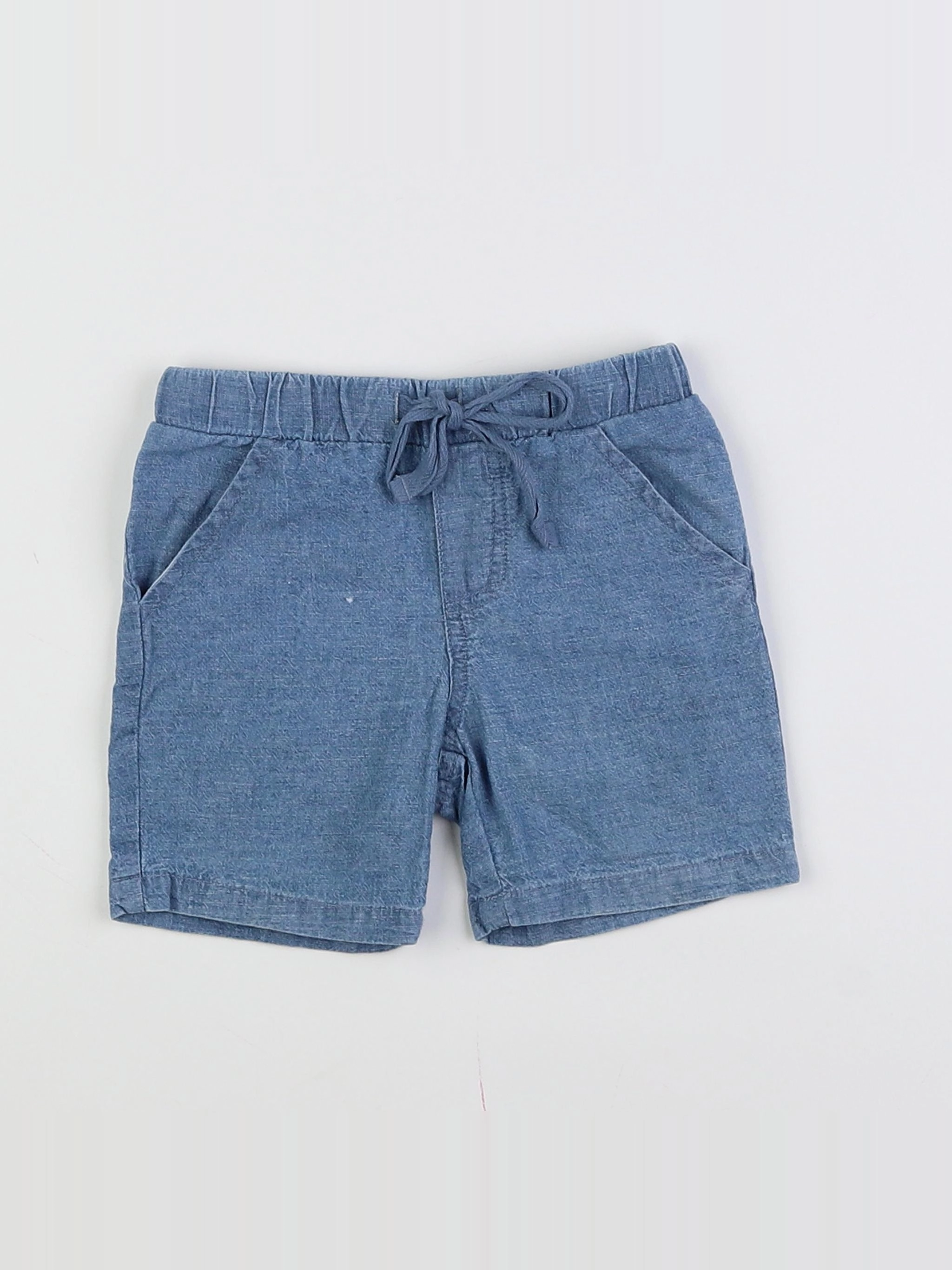 Boutchou - short bleu - 6 mois
