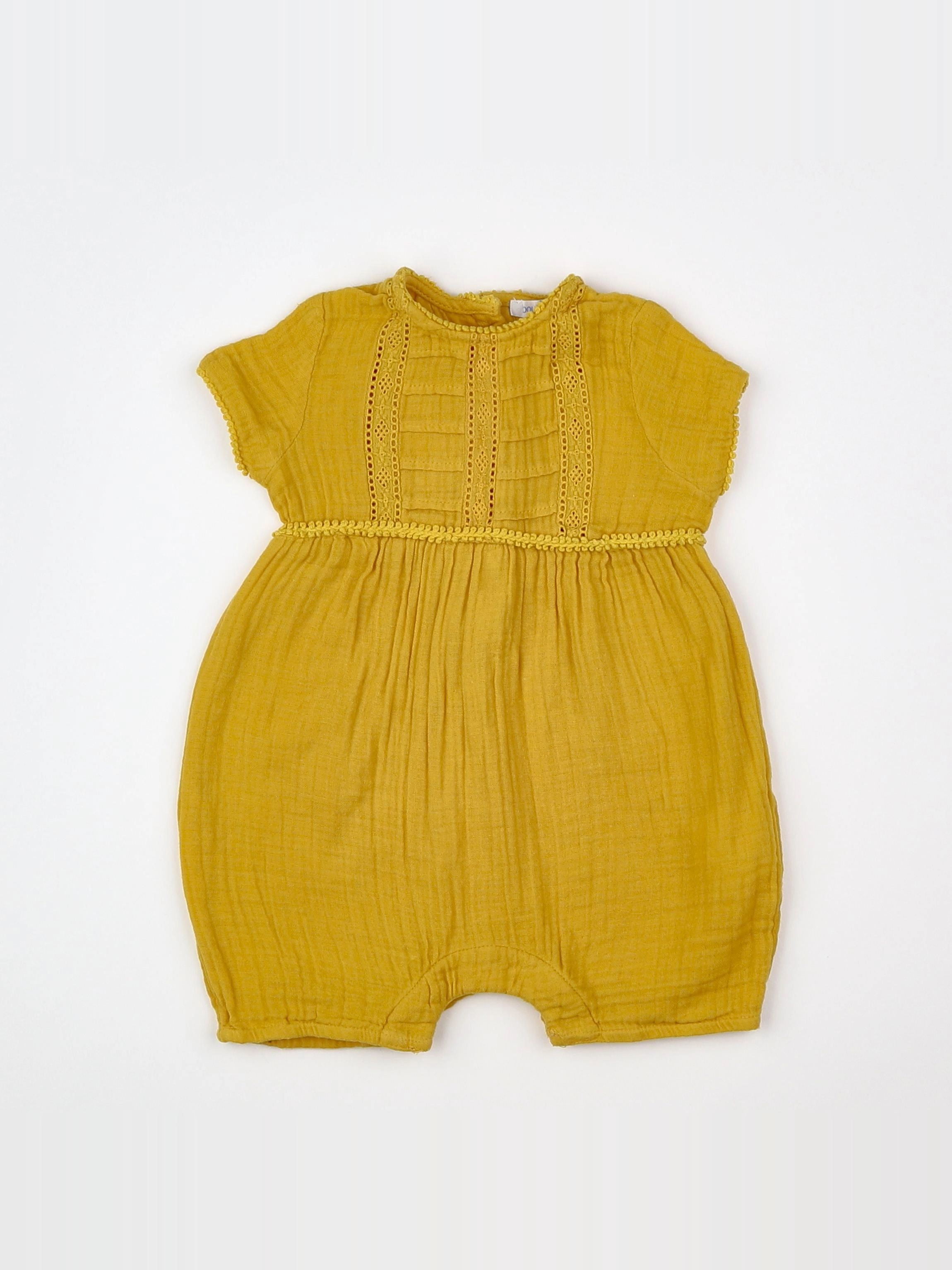 Boutchou - combinaison jaune - 3 mois