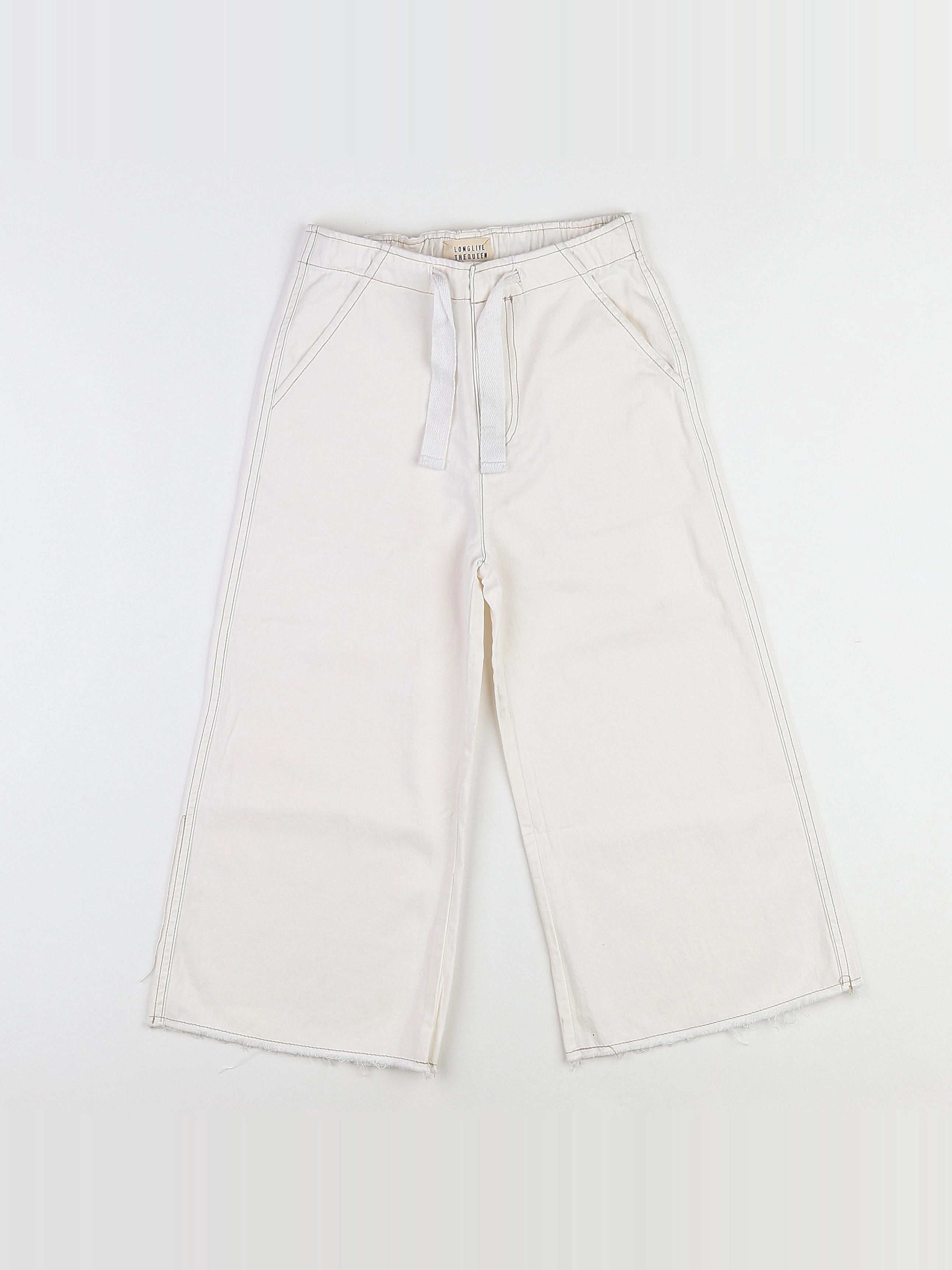 Longlivethequeen  - pantalon blanc (neuf) - 8 ans