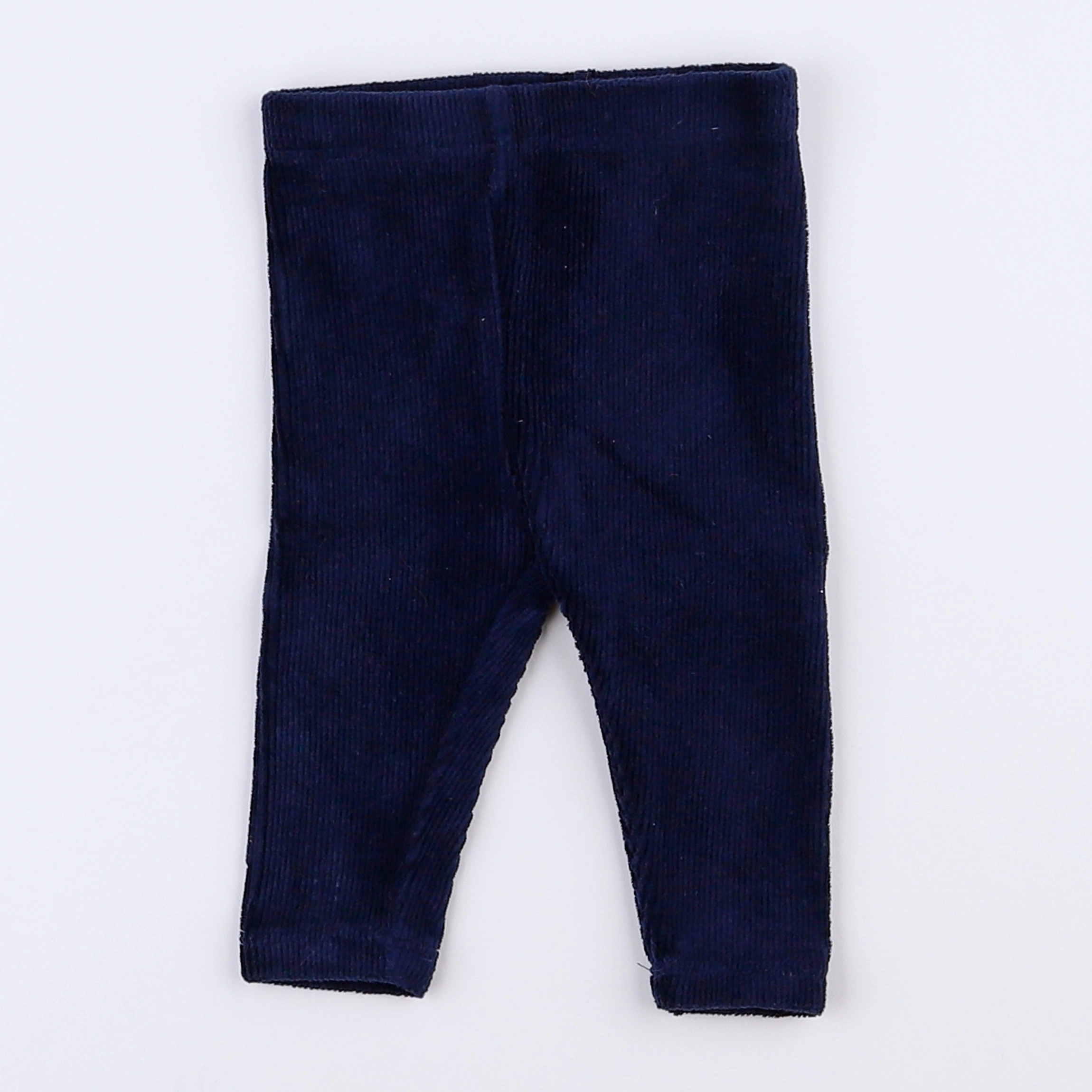 Vertbaudet - legging velour  bleu - 3 mois