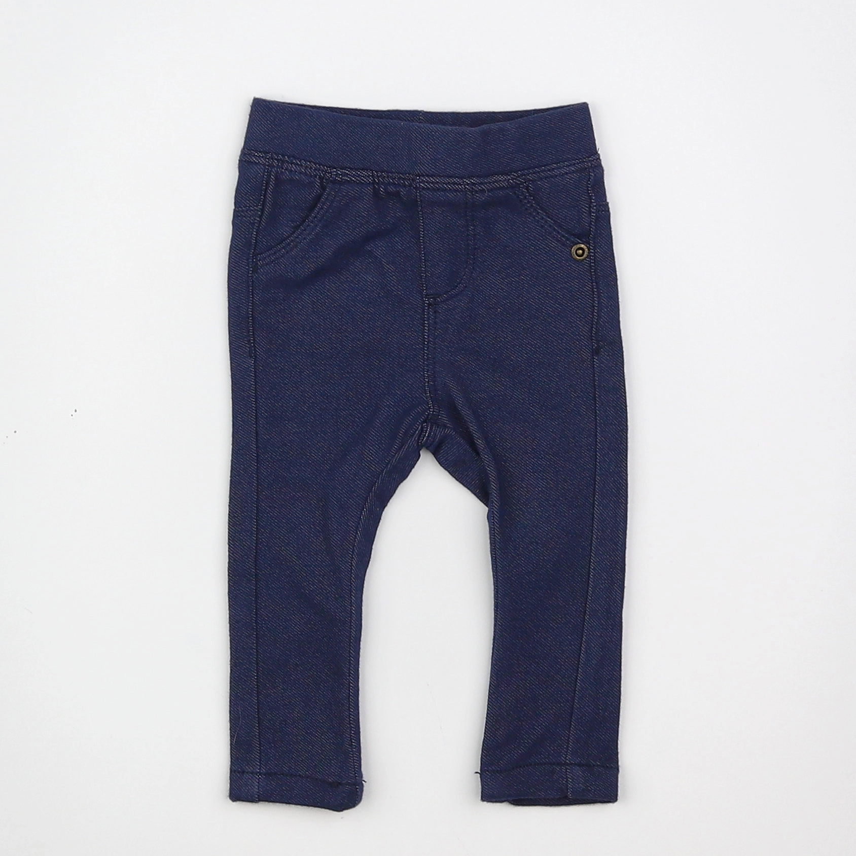 Vertbaudet - jegging bleu - 3 mois