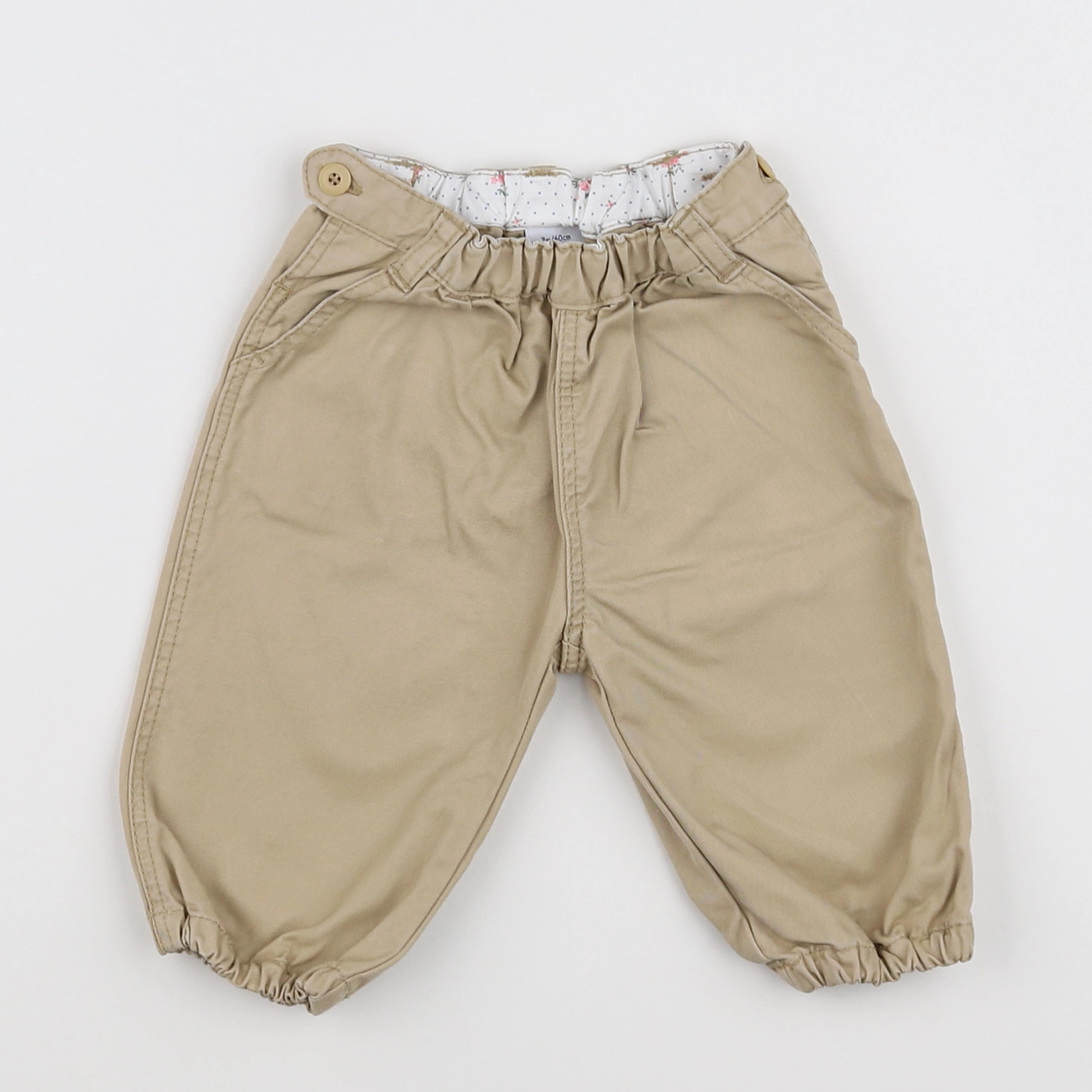 Petit Bateau - pantalon beige - 3 mois