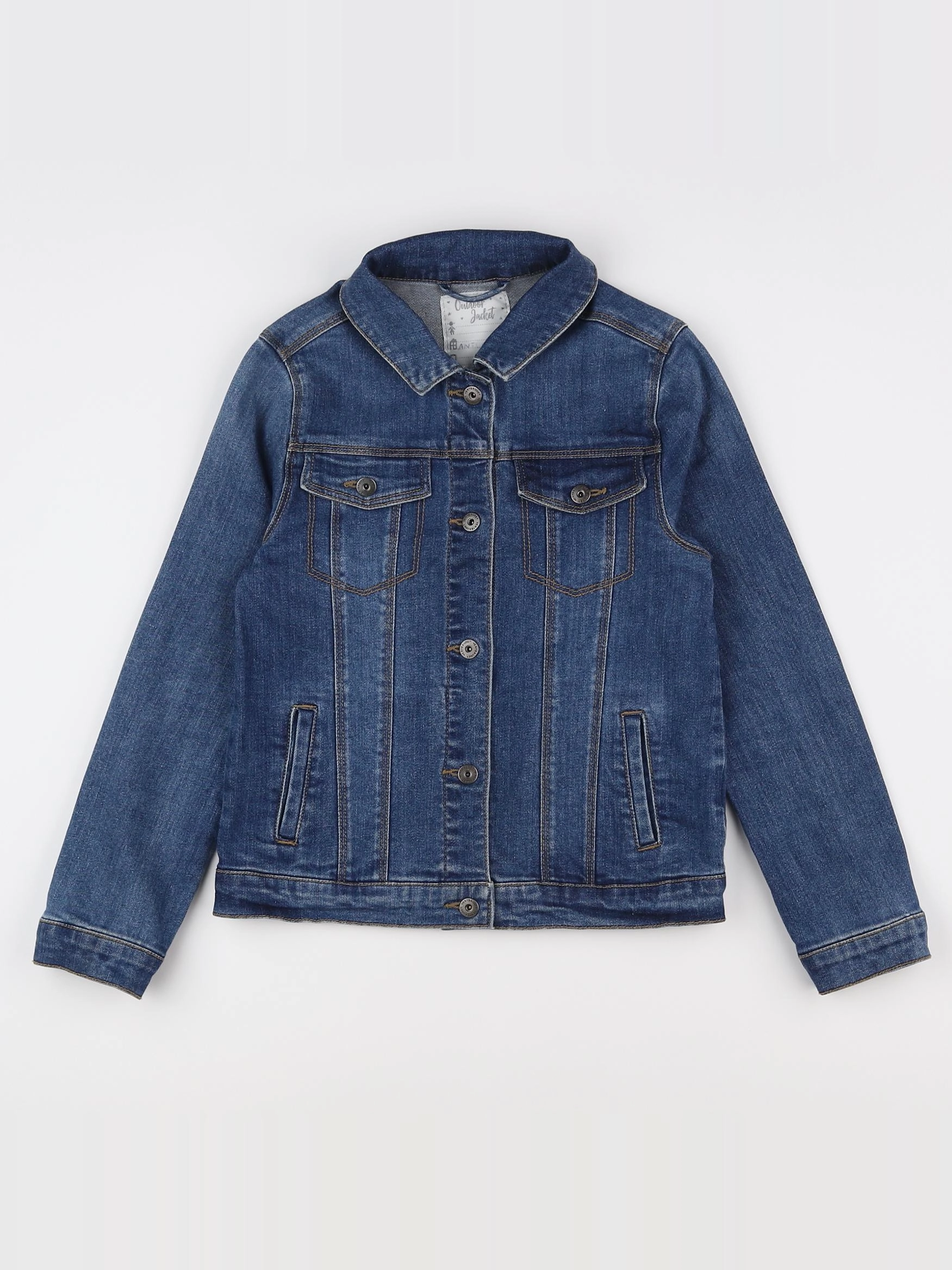 Vertbaudet - veste bleu - 9 ans