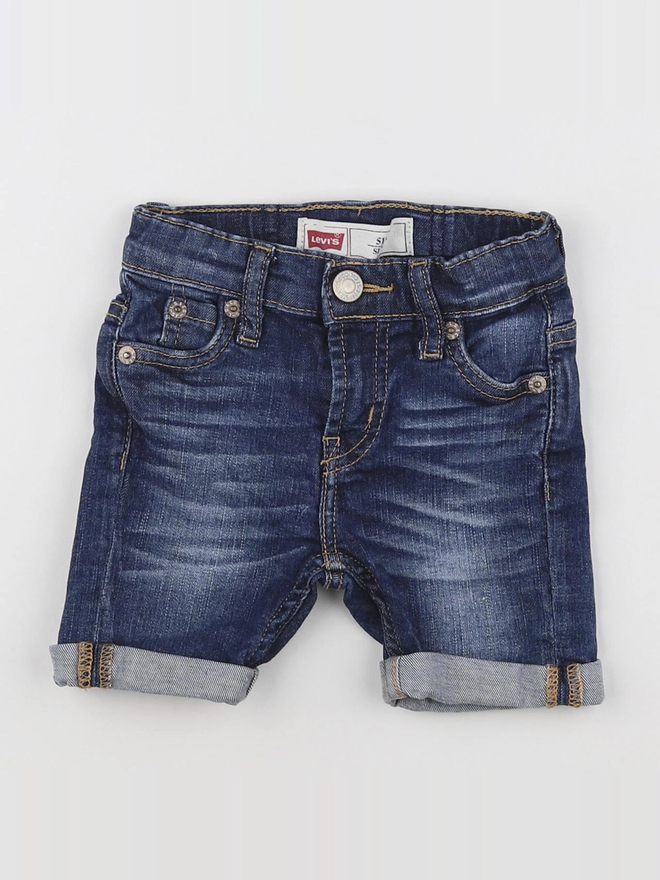 Levi's - short bleu - 12/18 mois