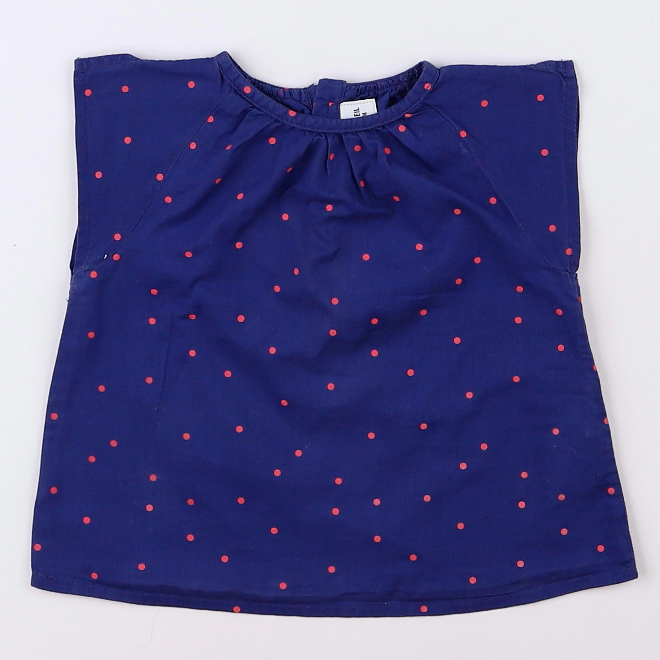 Tape à l'oeil - blouse bleu - 12 mois