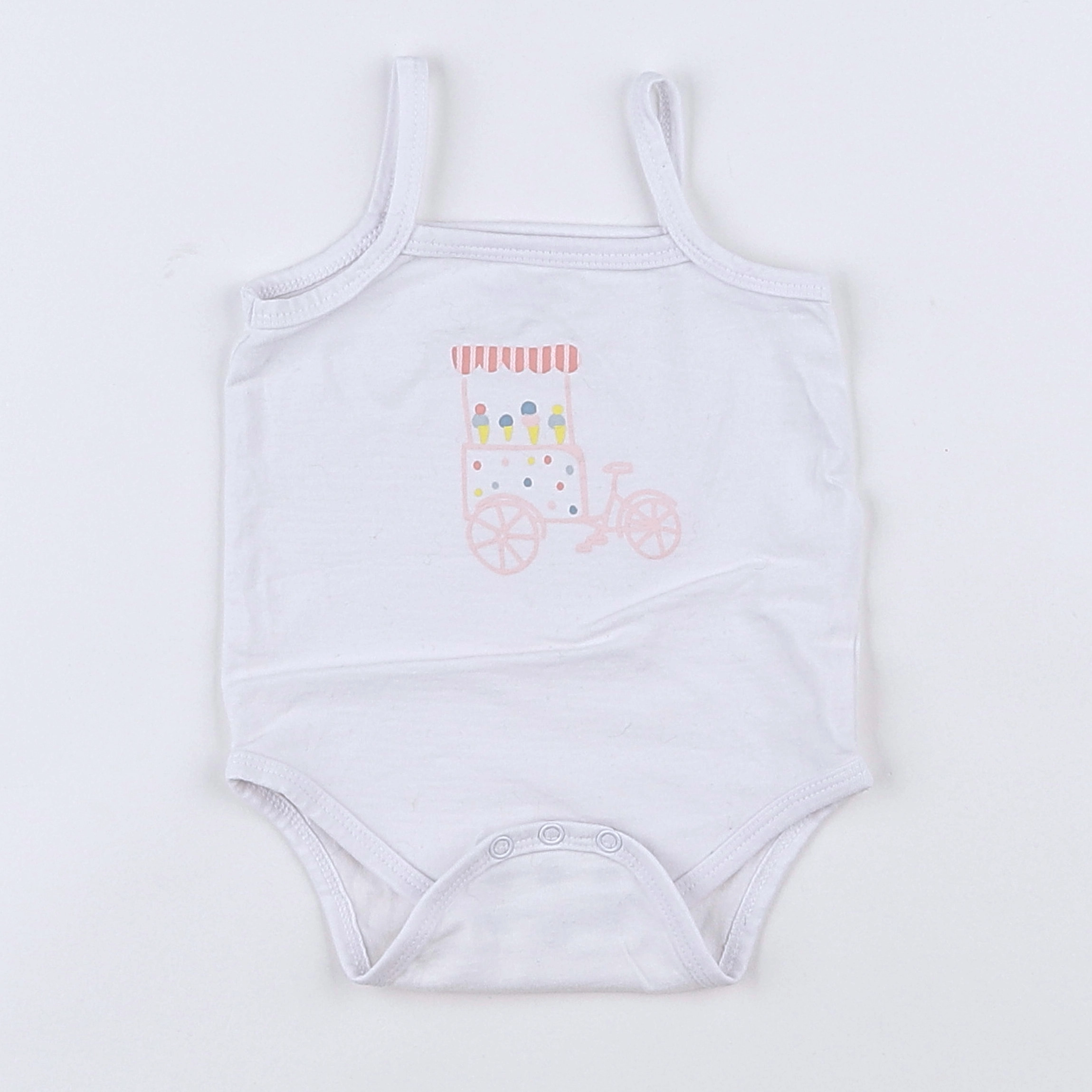 Vertbaudet - body blanc - 1 mois