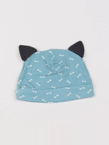 H&M - bonnet de naissance bleu - 3 mois