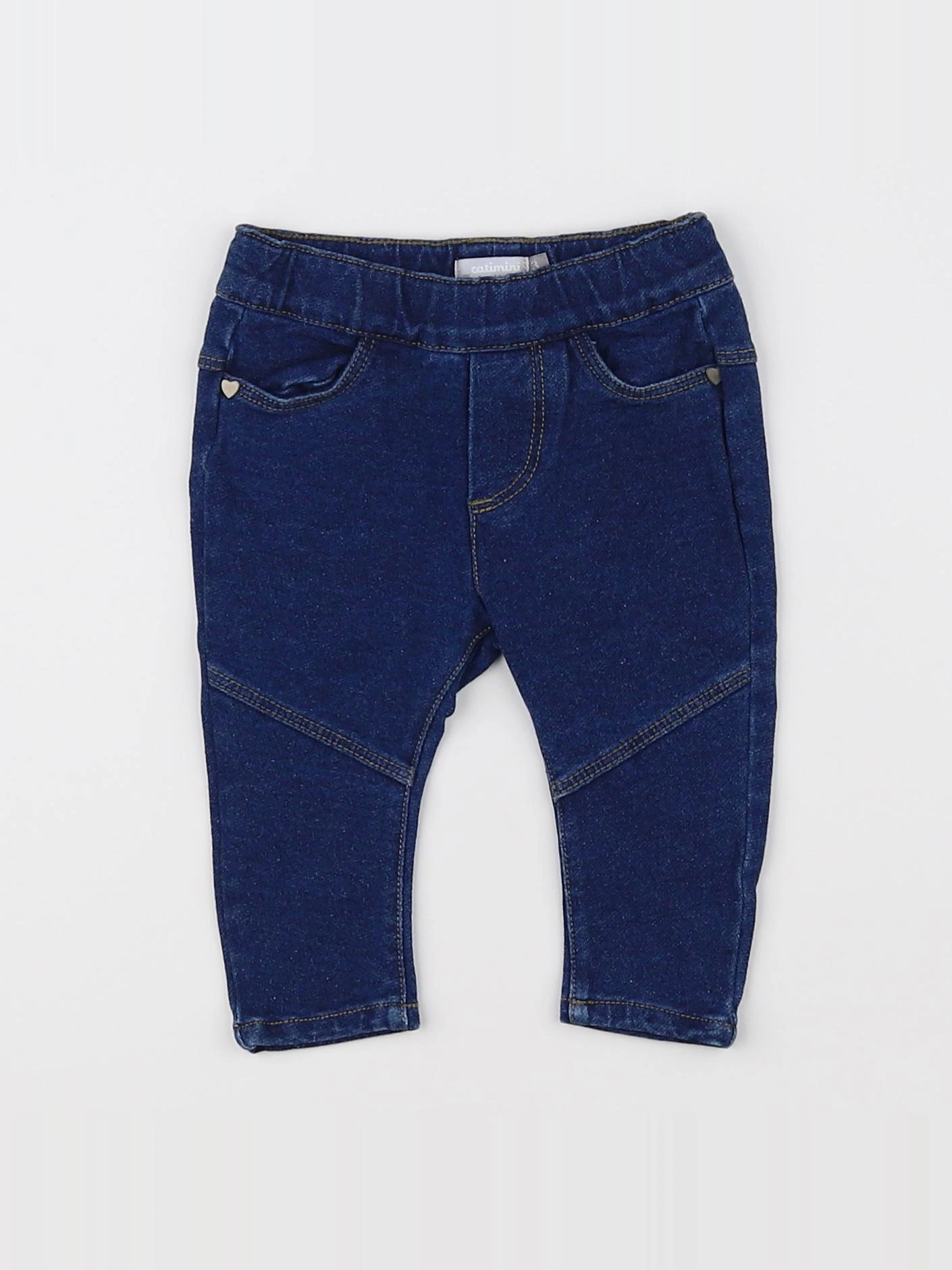 Catimini - legging bleu - 3 mois