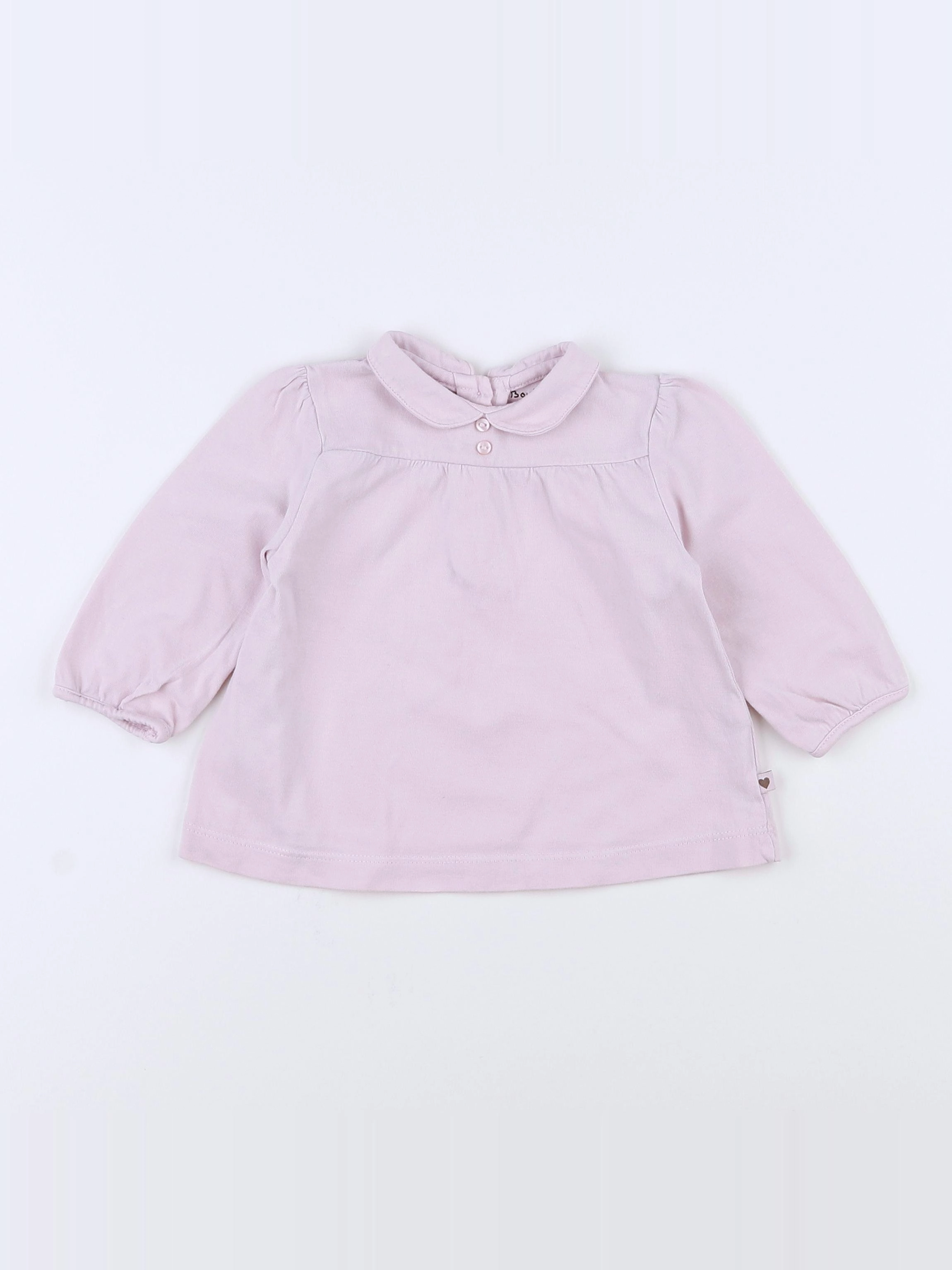 Boutchou - tee-shirt rose - 9 mois