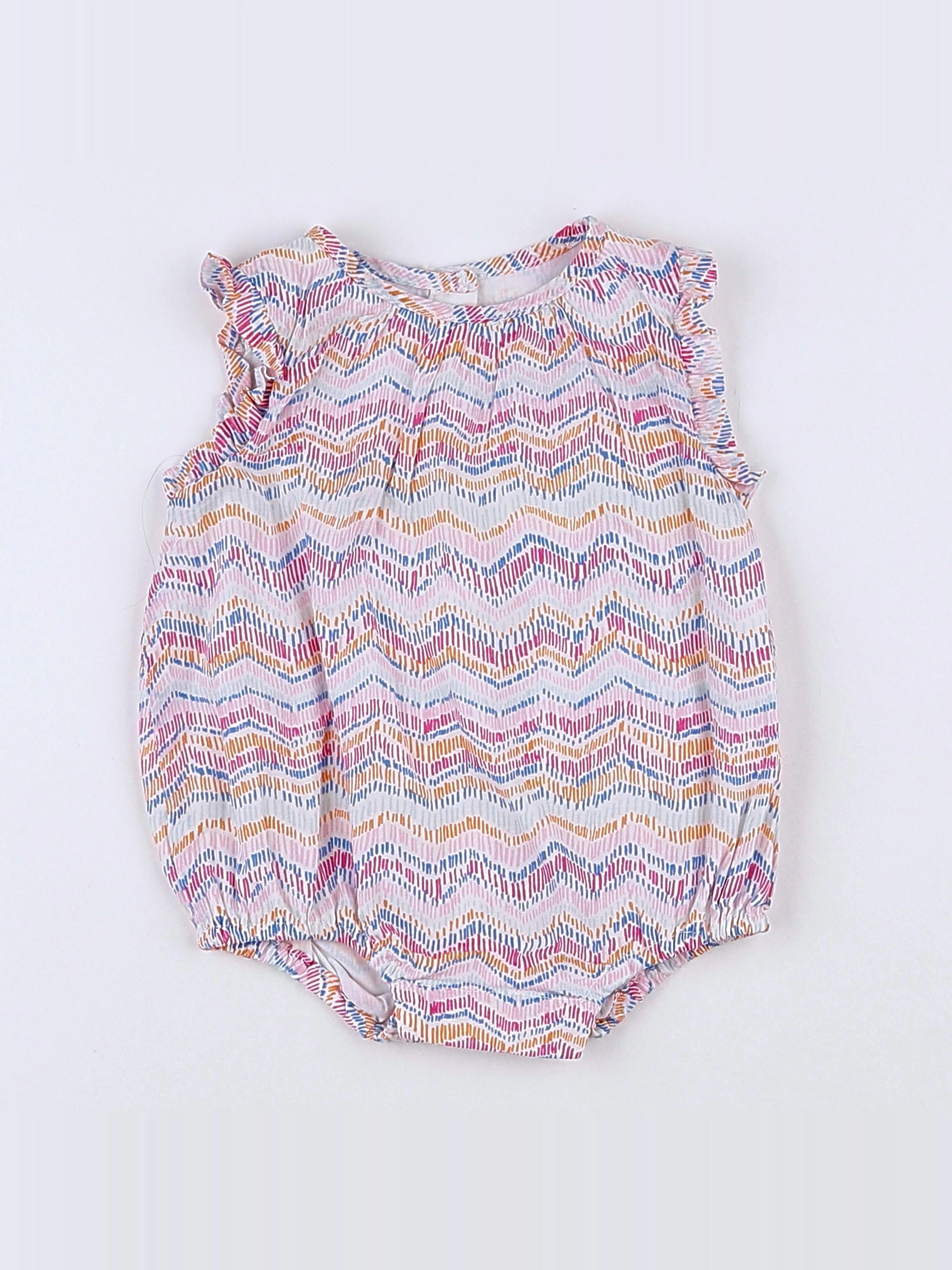 Natalys - combinaison multicolore - 3 mois
