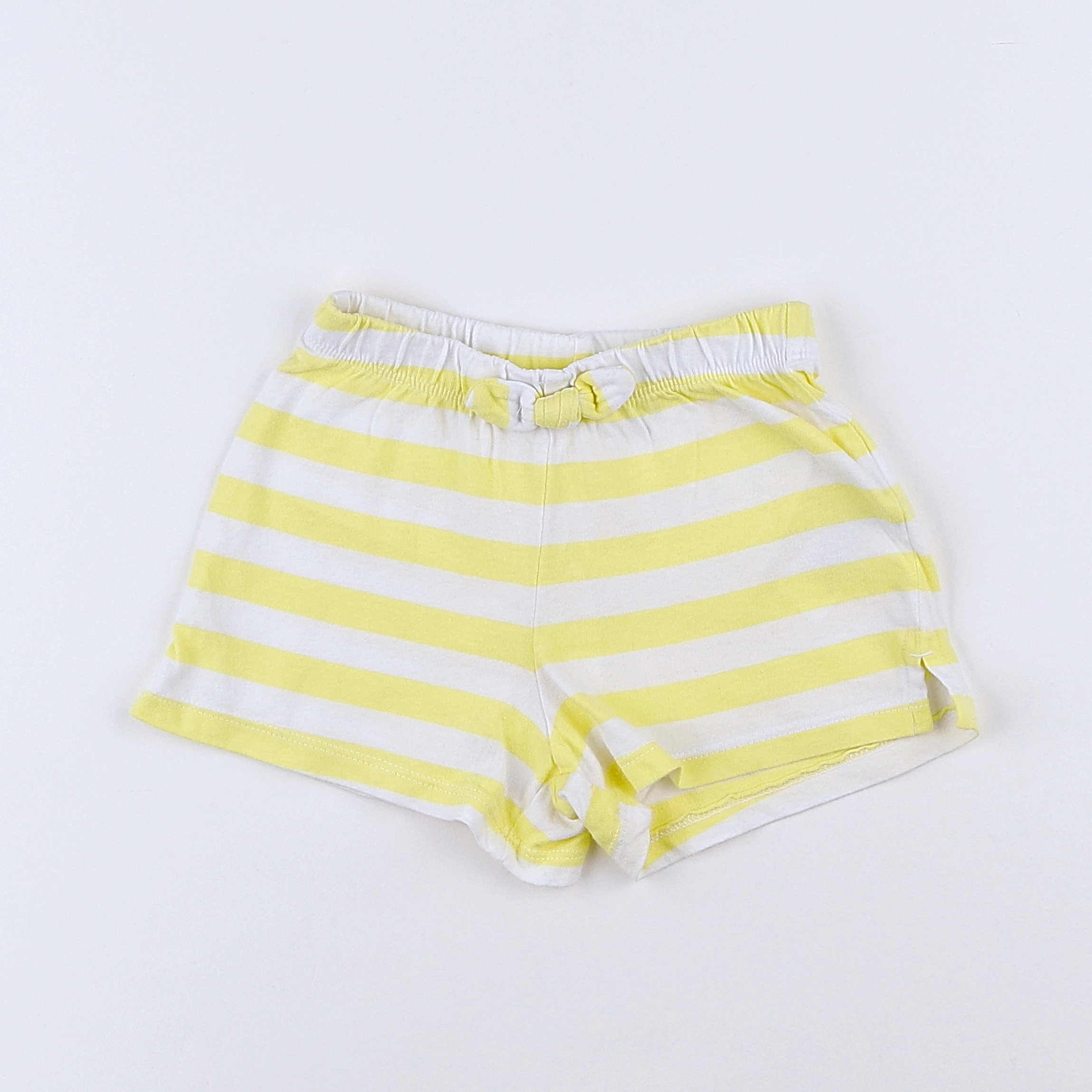 La Redoute - short blanc, jaune - 18 mois