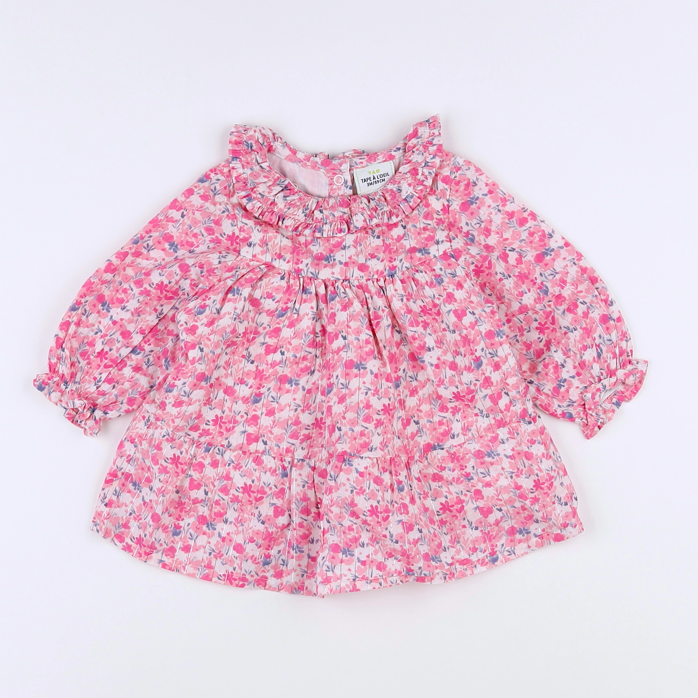 Tape à l'oeil - robe multicolore - 3 mois