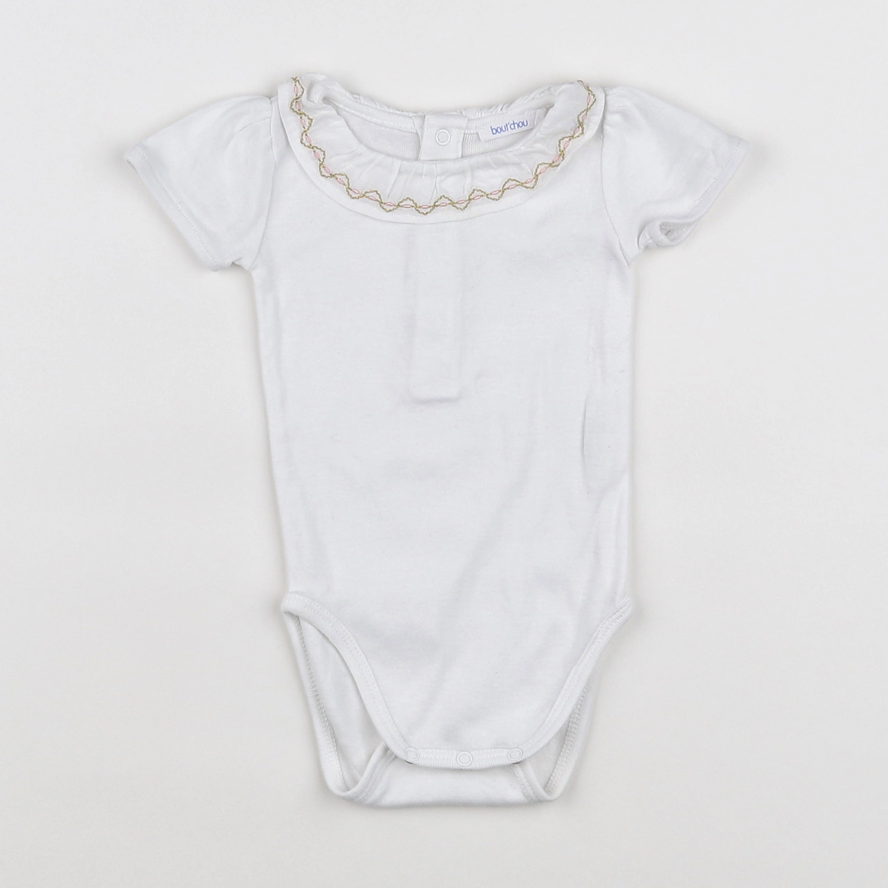 Boutchou - body vetement blanc - 3 mois