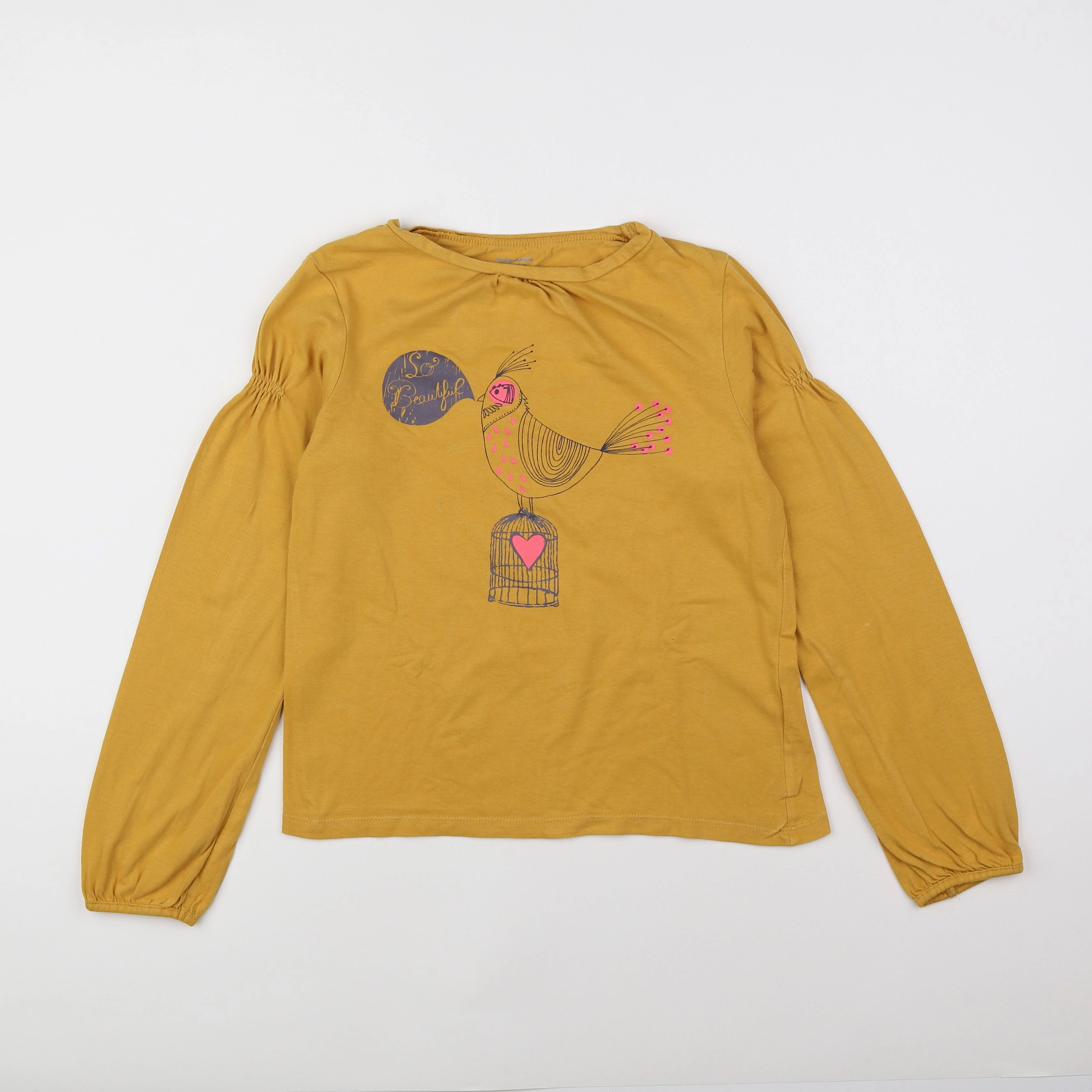 Vertbaudet - tee-shirt jaune - 12 ans