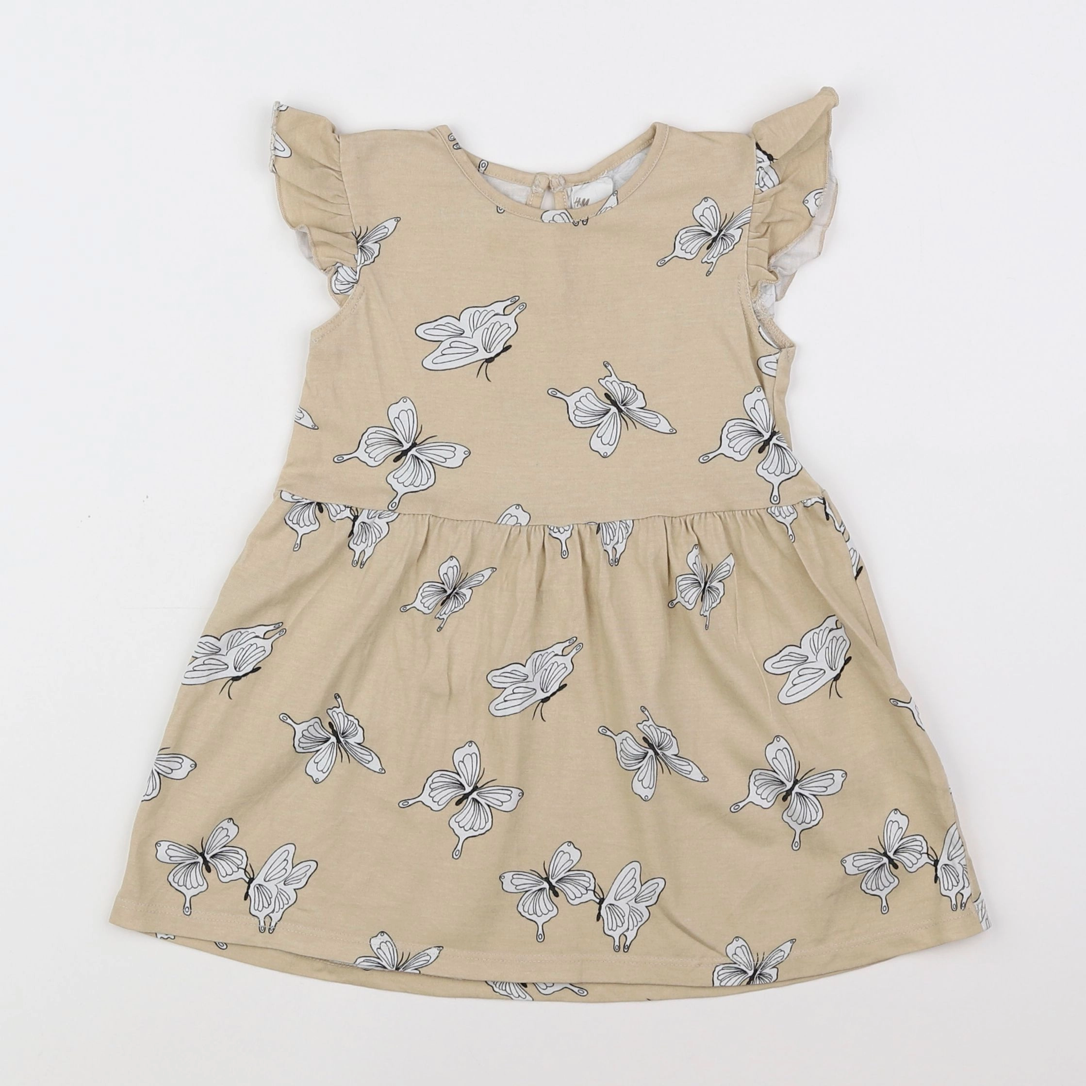 H&M - robe marron - 18 mois
