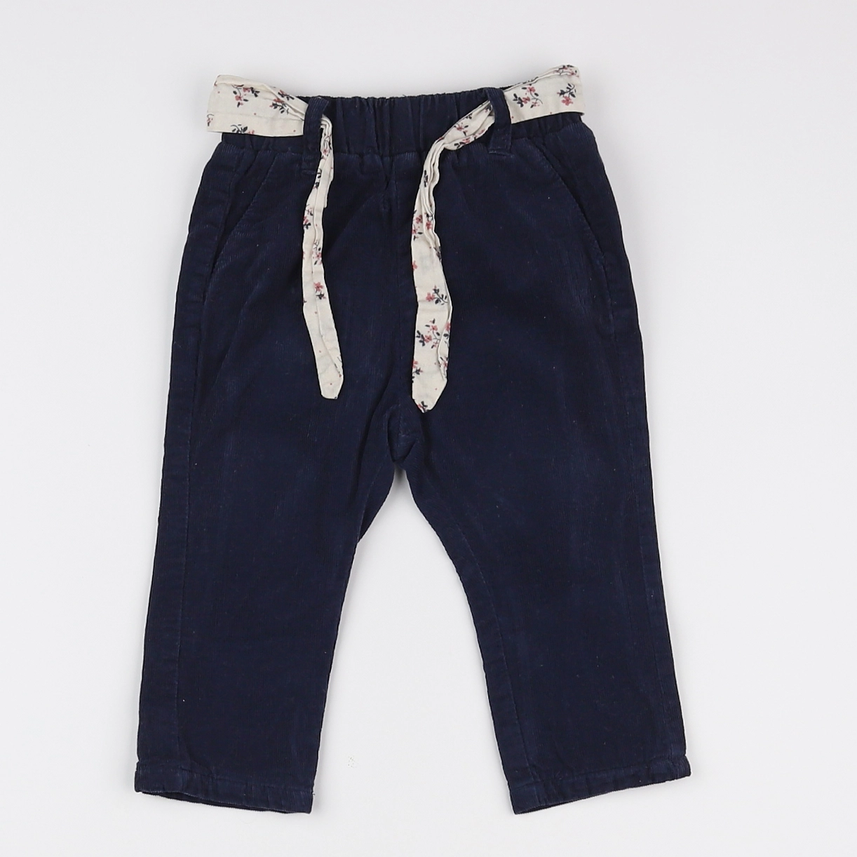 Vertbaudet - pantalon bleu - 6 mois