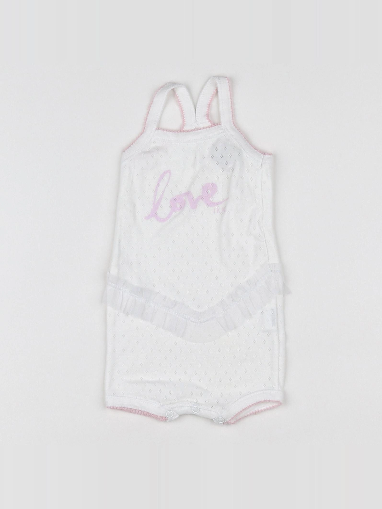 IKKS - body vetement blanc - 3 mois