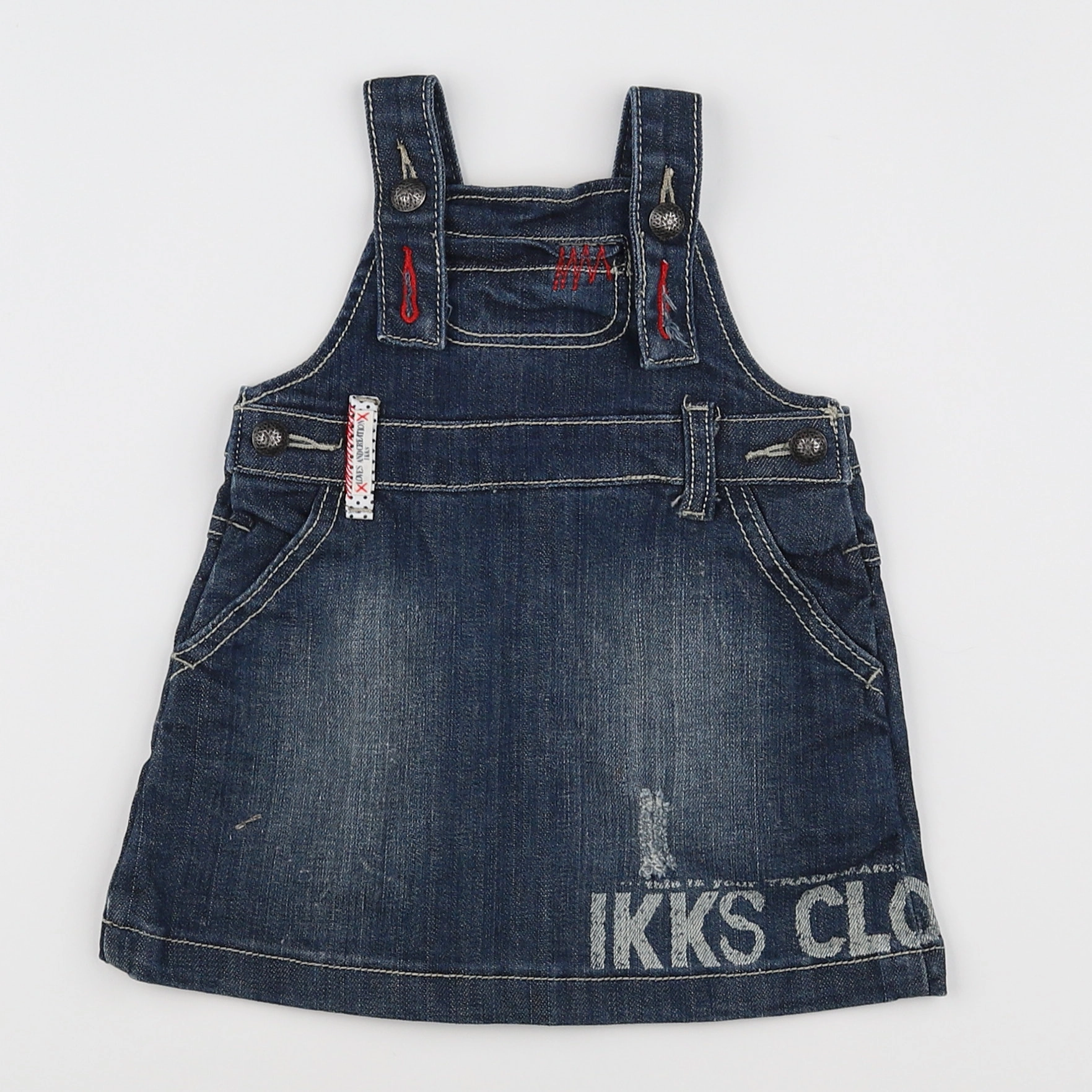IKKS - robe bleu - 12 mois