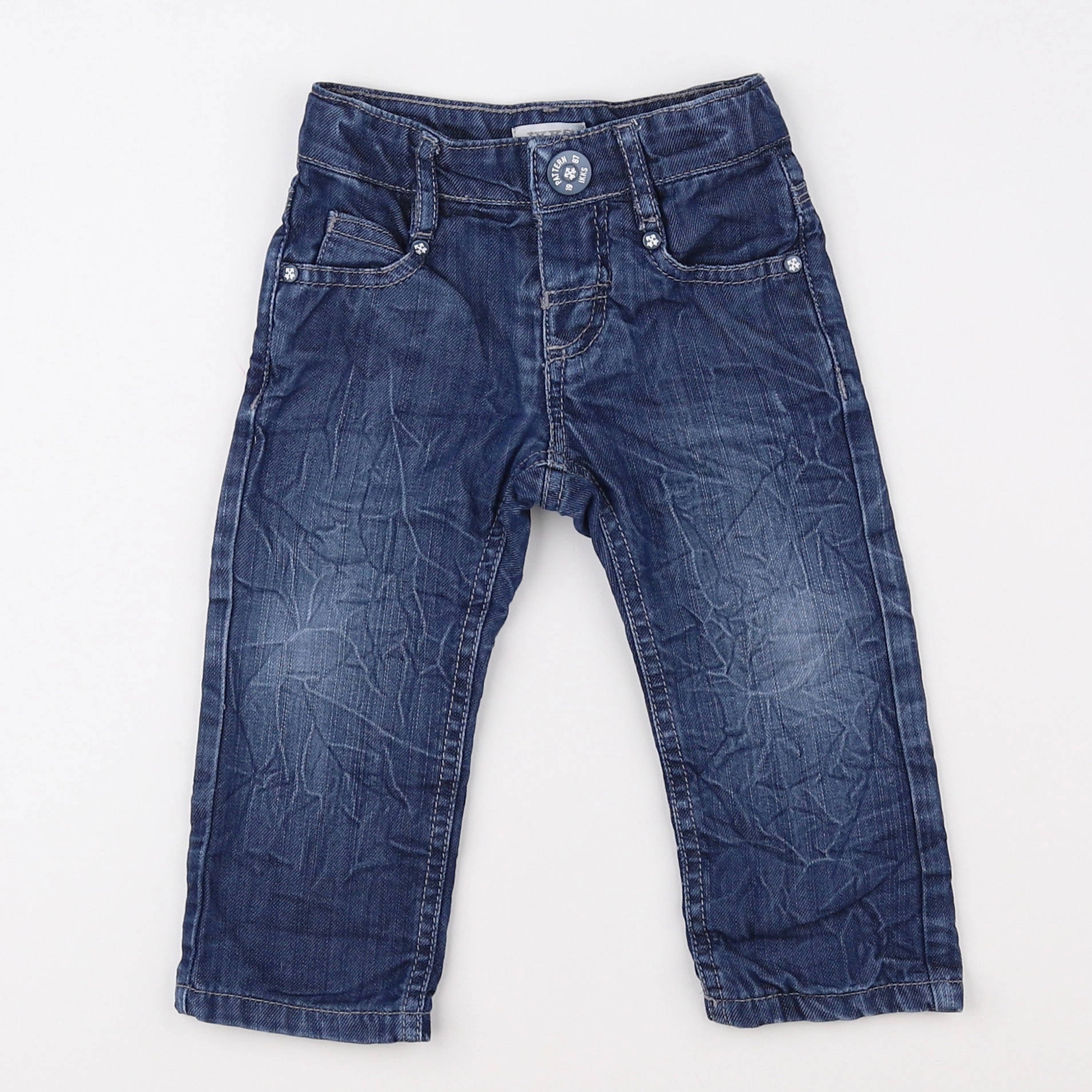 IKKS - jean bleu - 12 mois