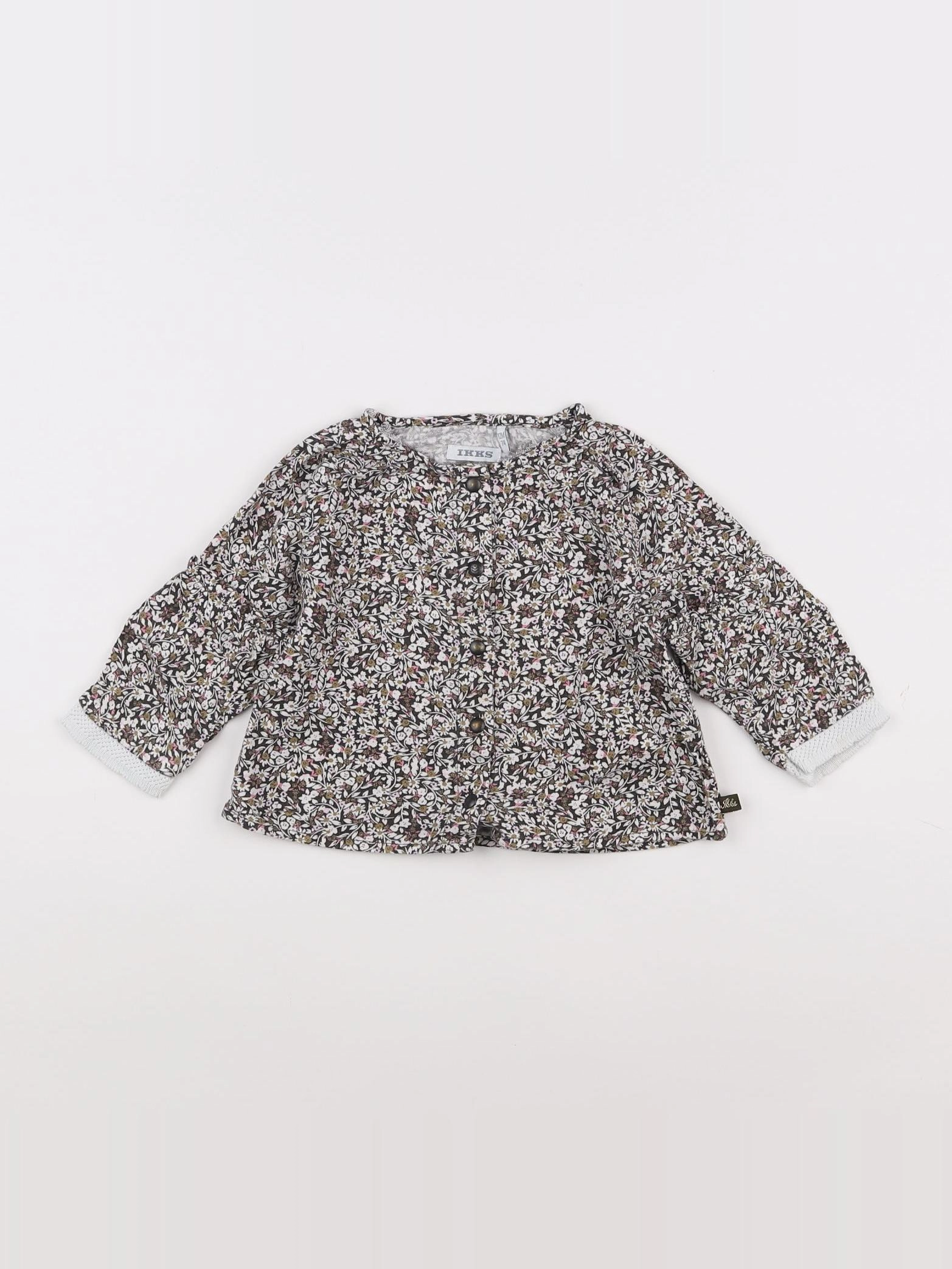 IKKS - blouse noir - 12 mois