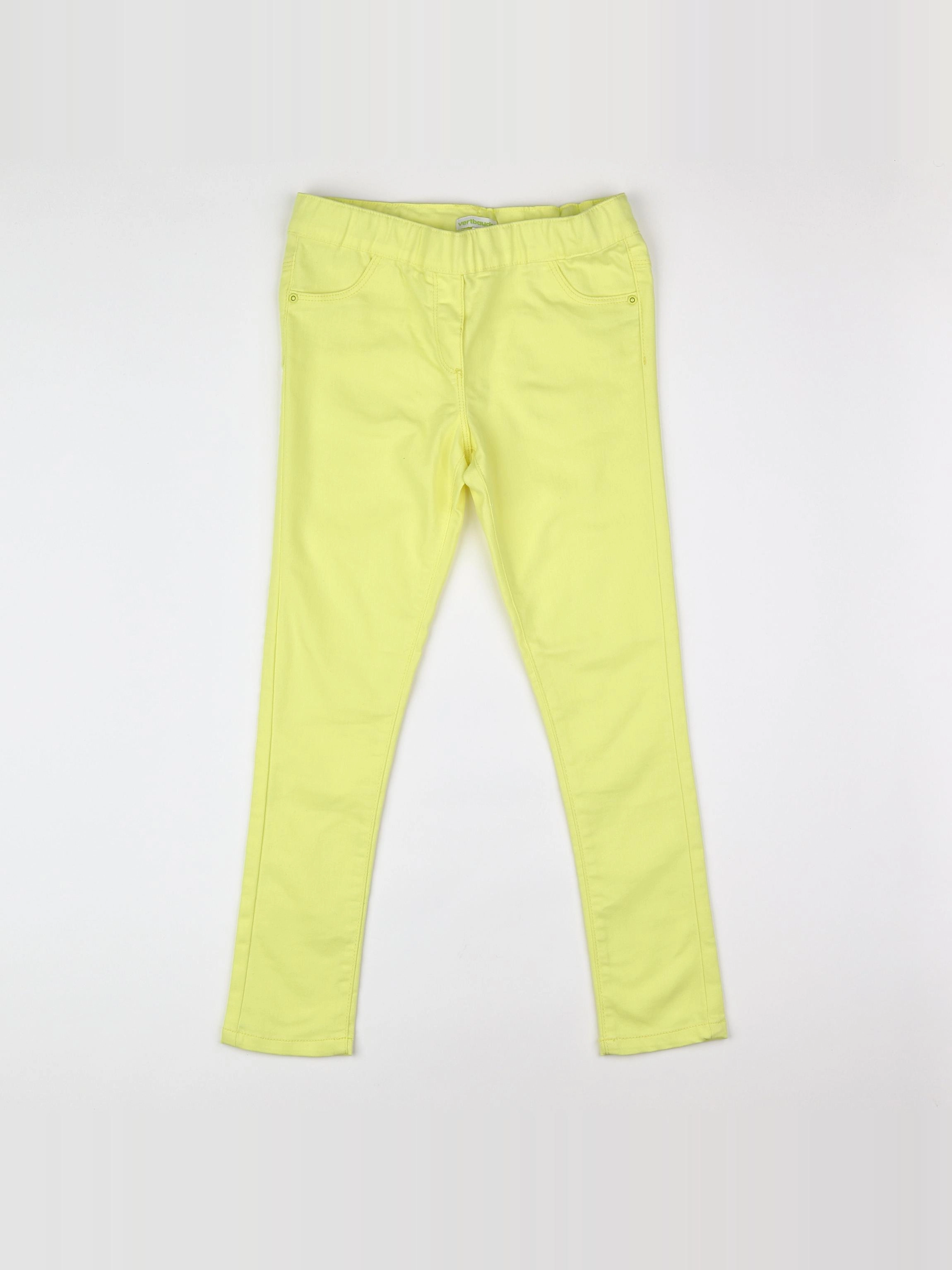 Vertbaudet - jegging jaune - 9 ans