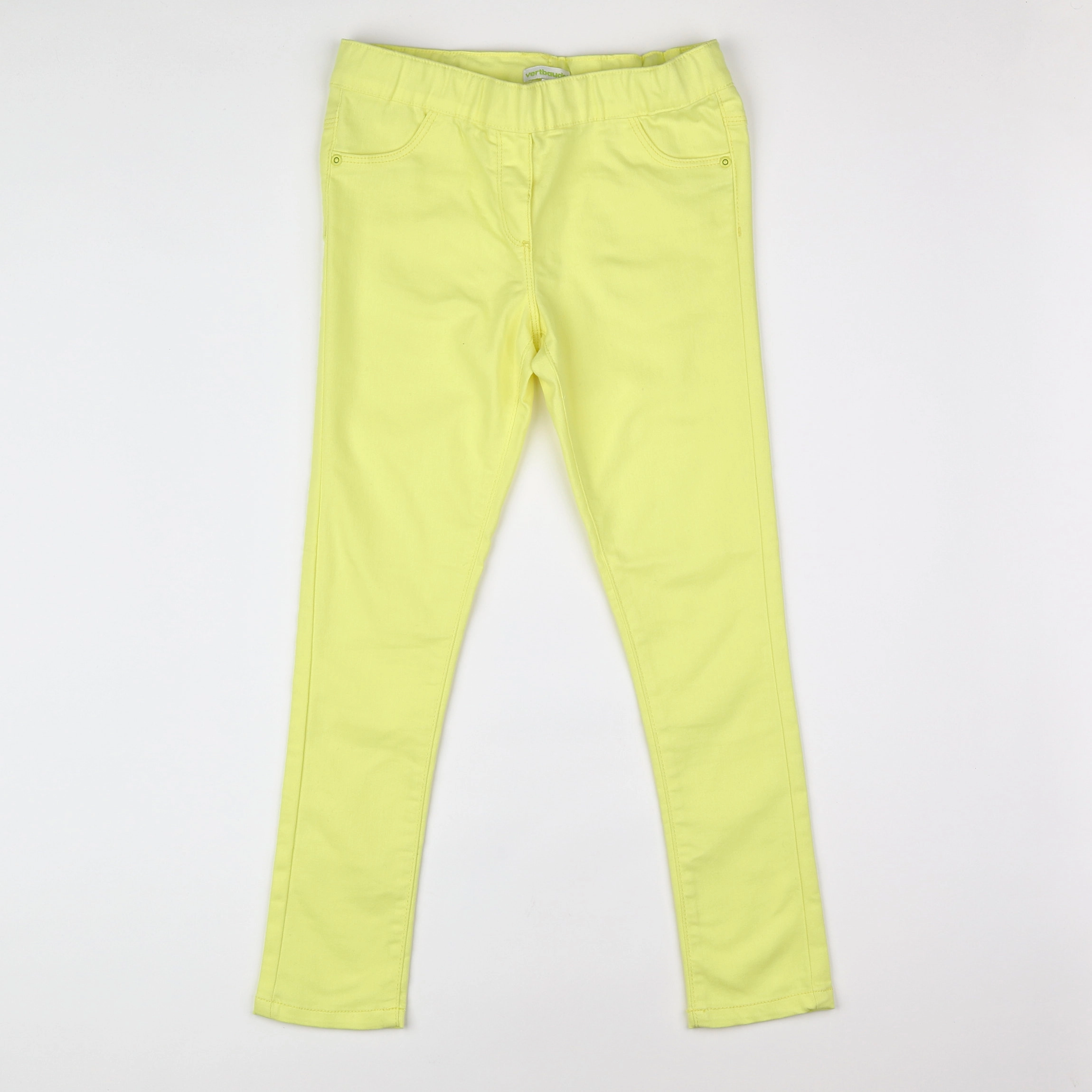 Vertbaudet - jegging jaune - 9 ans