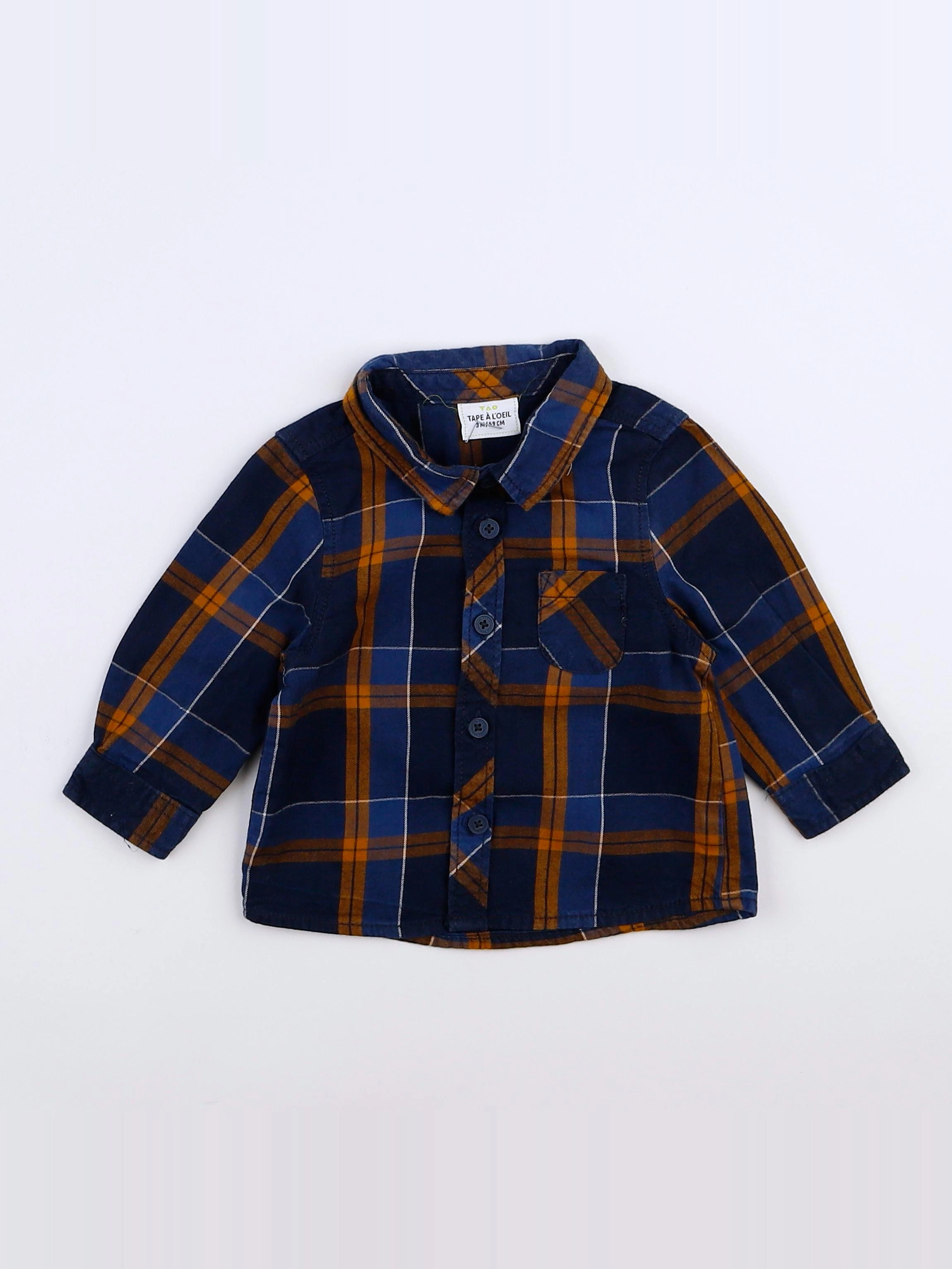 Tape à l'oeil - chemise multicolore - 3 mois
