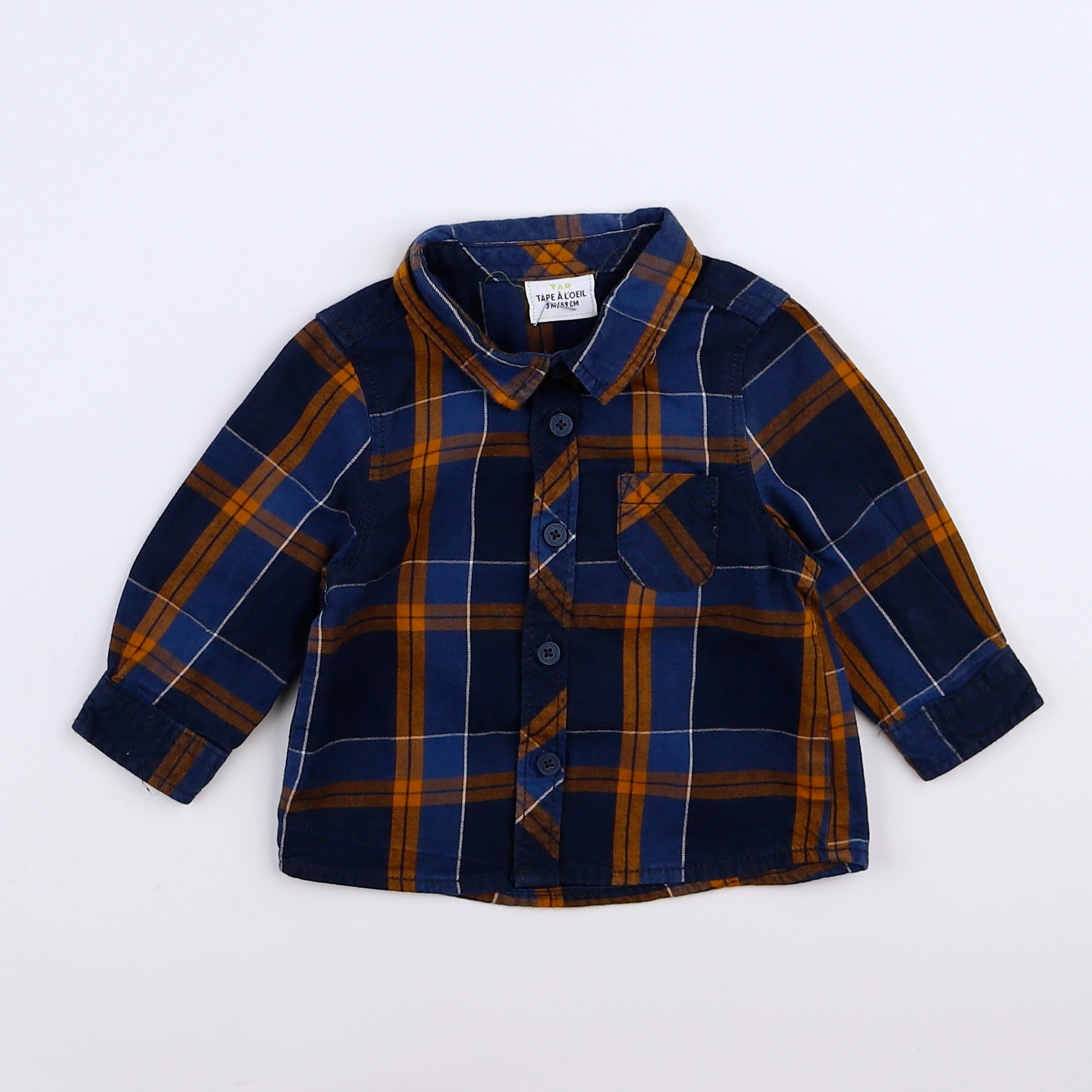 Tape à l'oeil - chemise multicolore - 3 mois