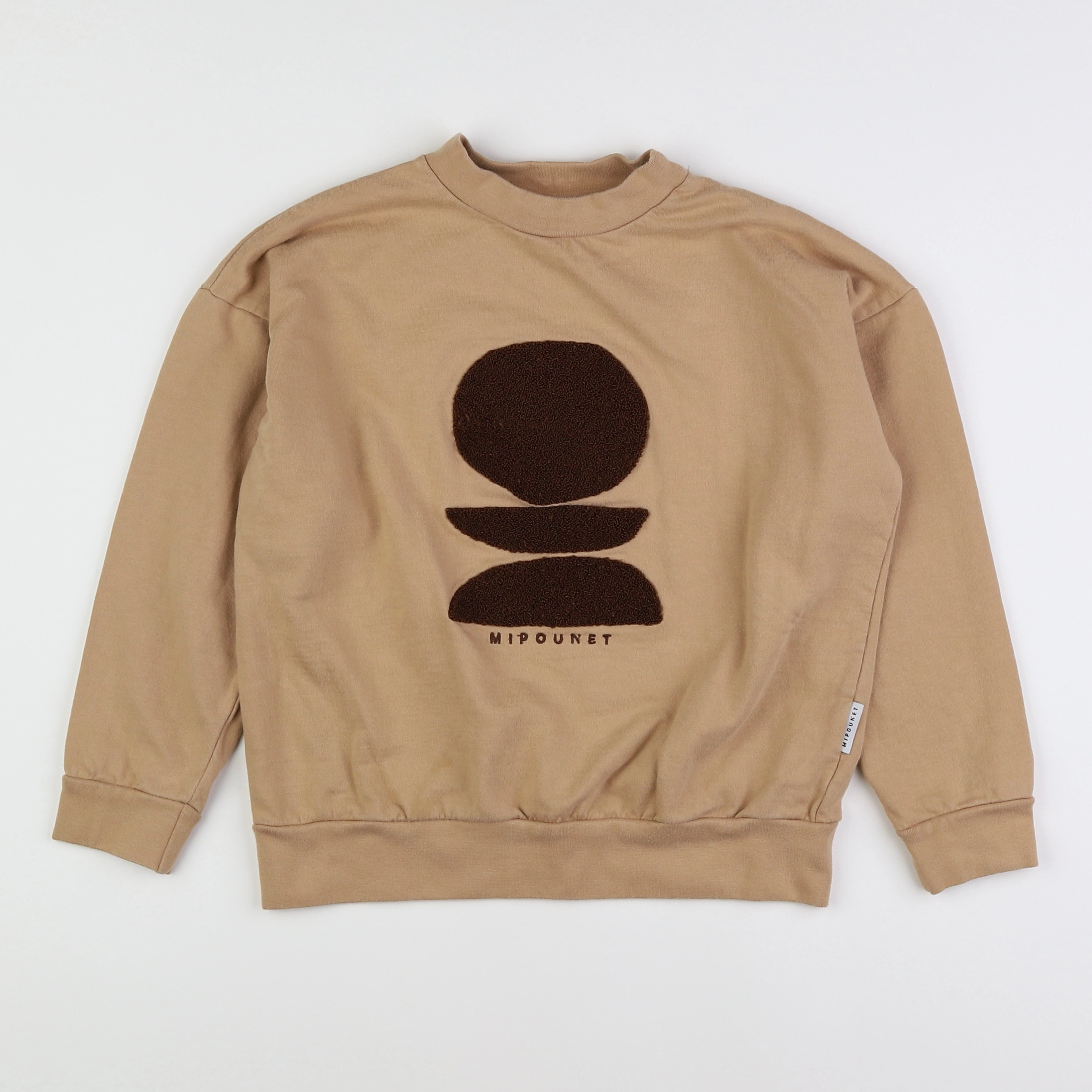 Mipounet - sweat beige - 10 ans