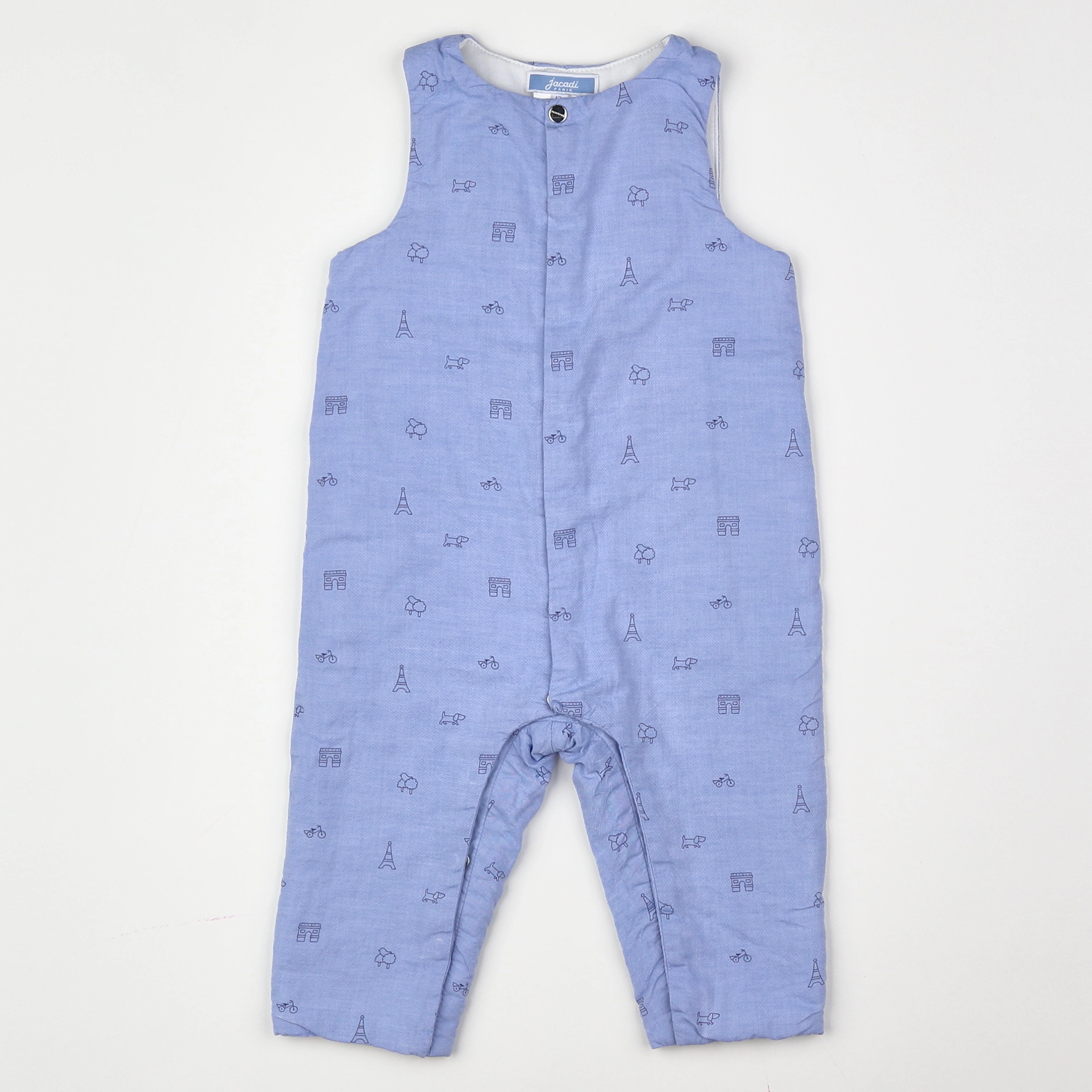 Jacadi - combinaison bleu - 6 mois