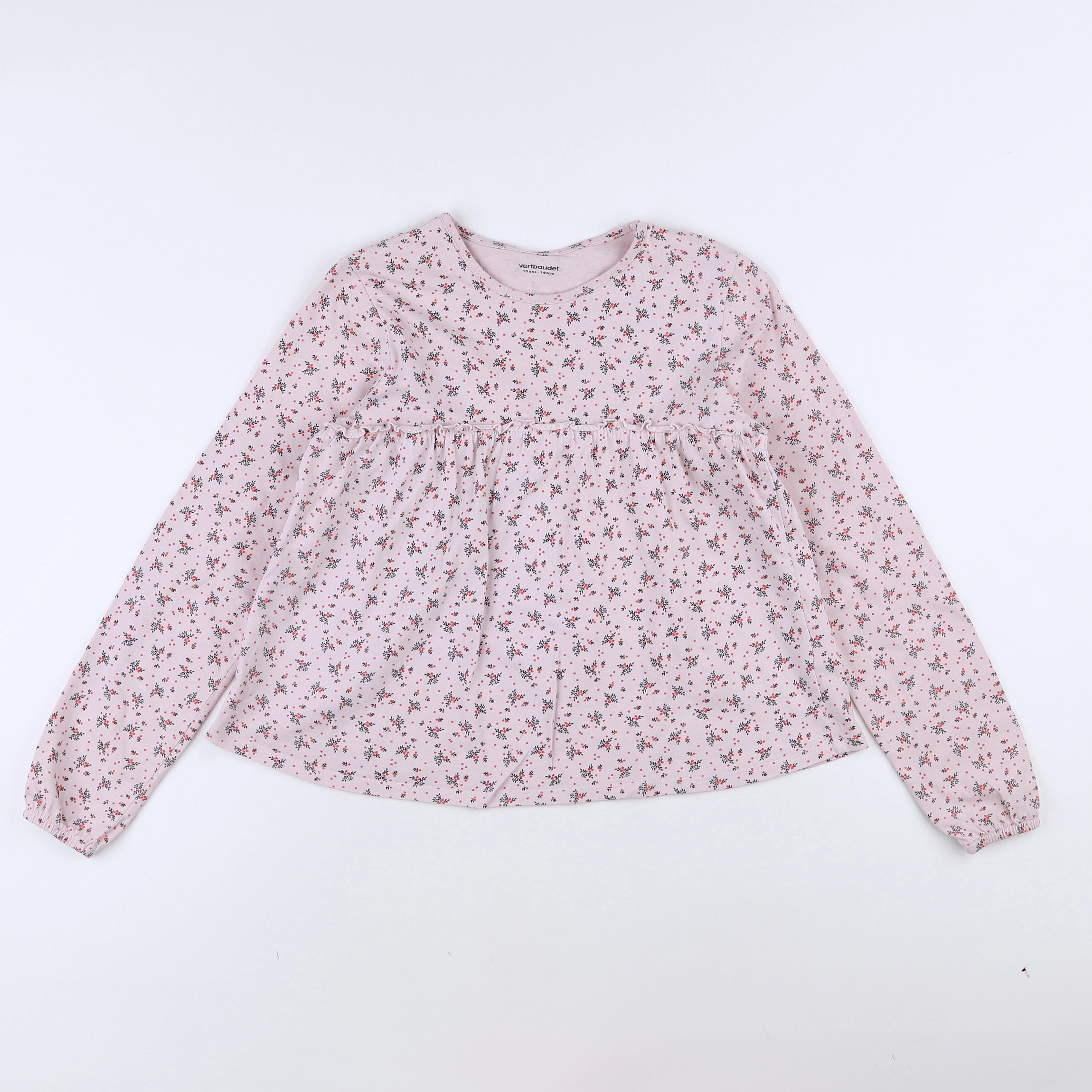 Vertbaudet - tee-shirt violet - 10 ans
