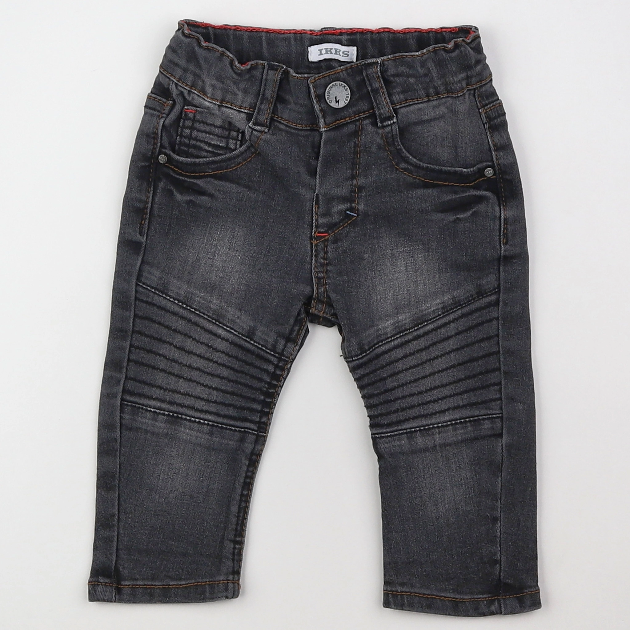 IKKS - jean gris - 3 mois