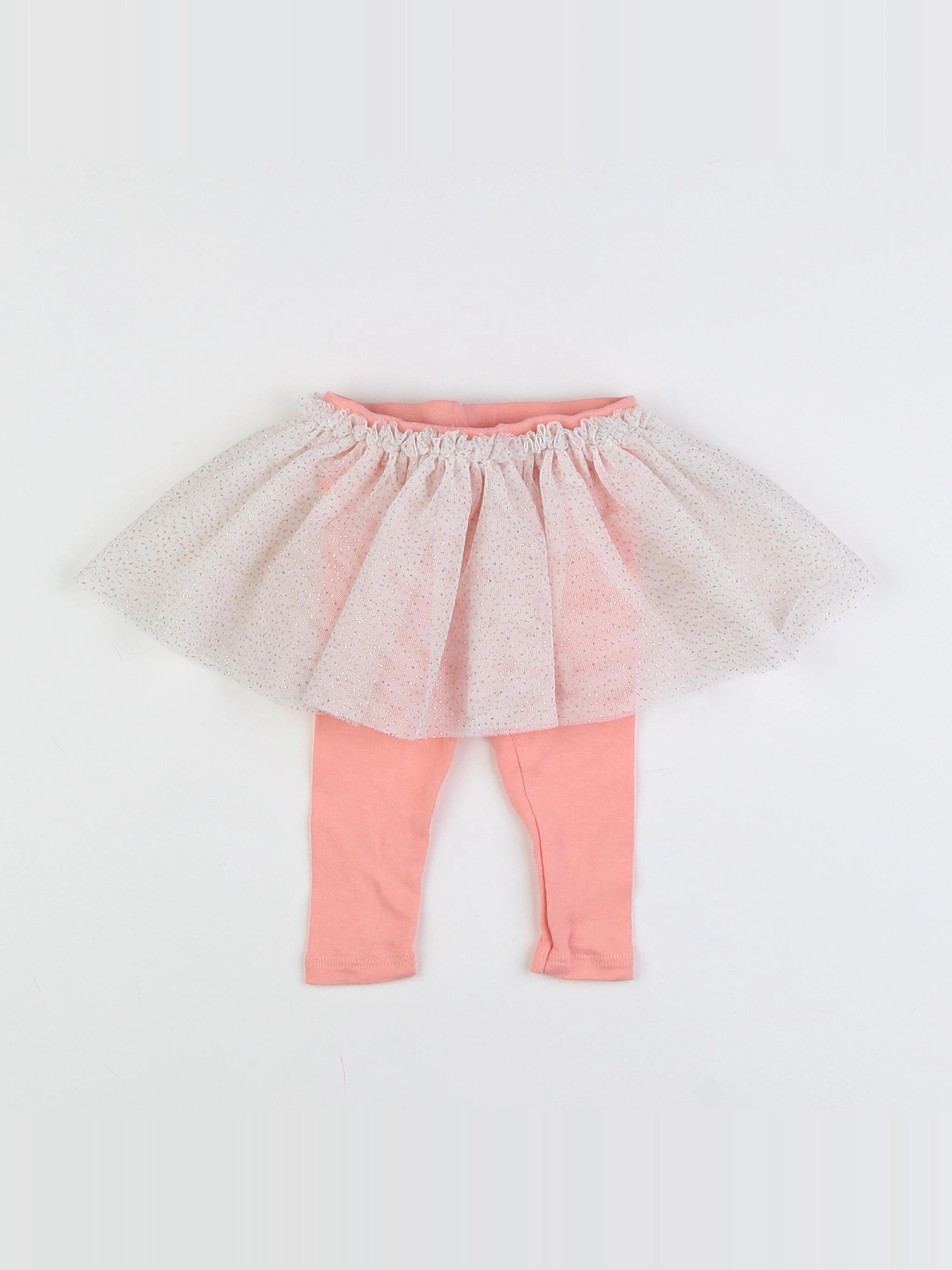 Petit Bateau - legging rose - 3 mois