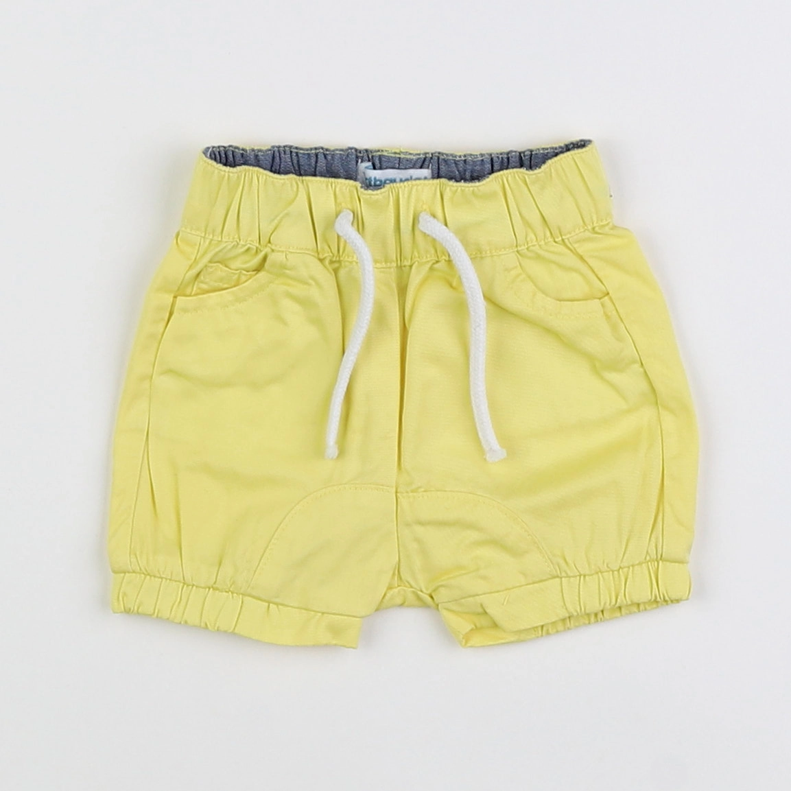 Vertbaudet - short jaune - 1 mois