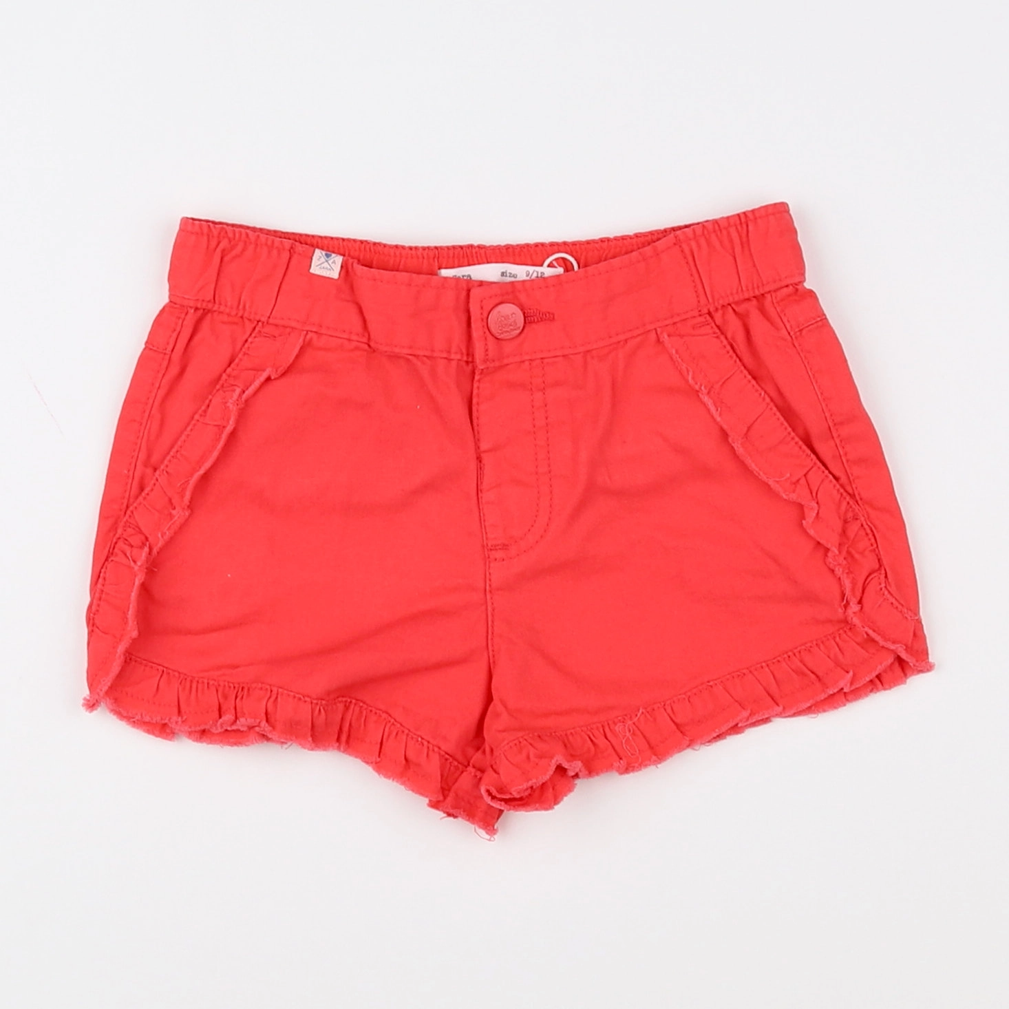 Zara - short rose - 9/12 mois