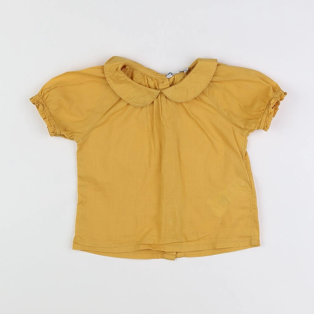 Vertbaudet - blouse jaune - 18 mois