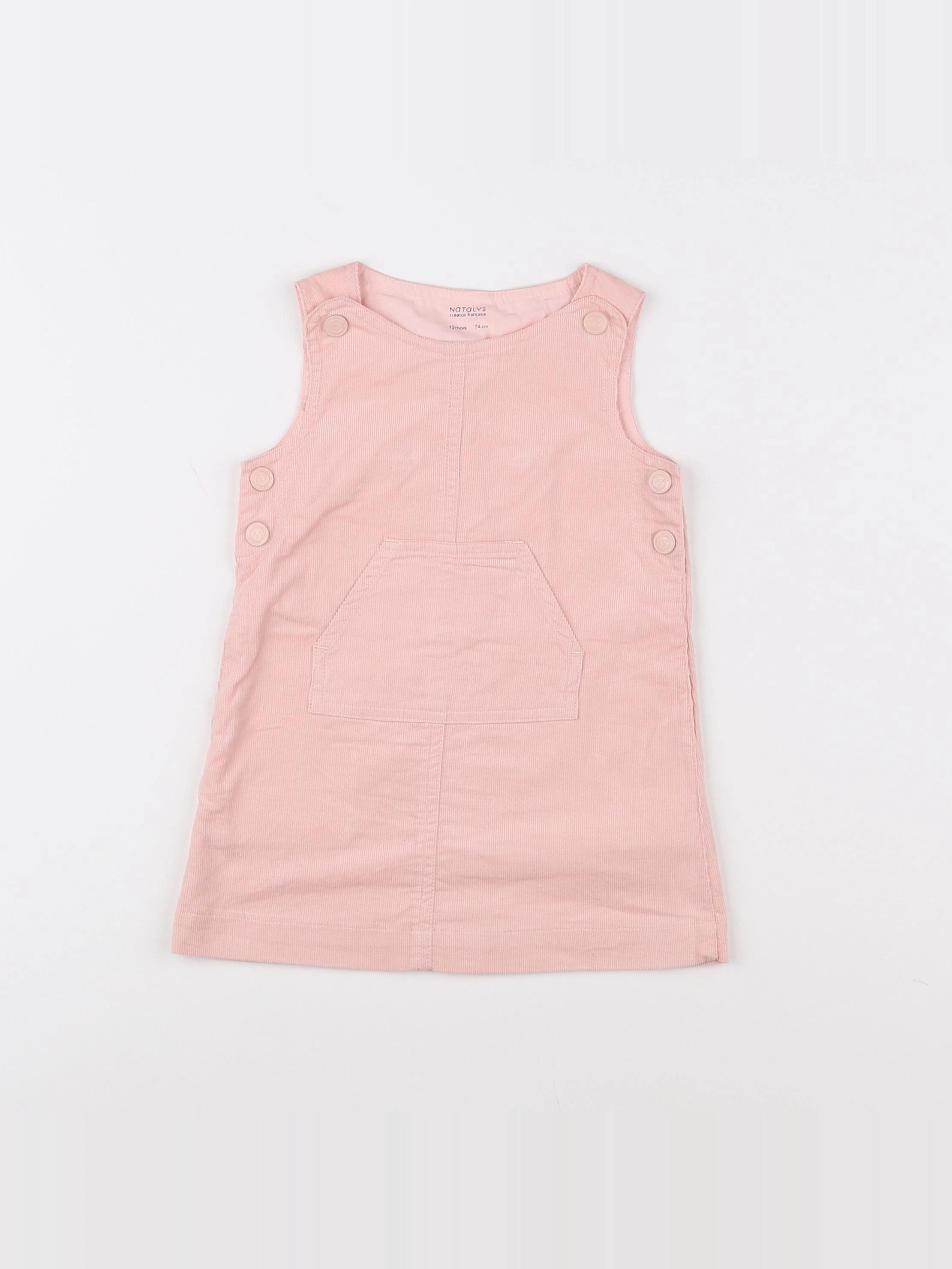 Natalys - robe rose - 12 mois