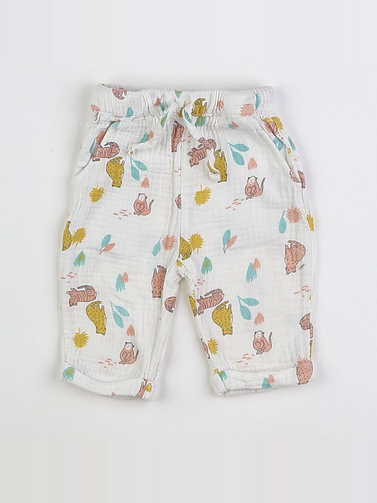 La Redoute - pantalon multicolore - 3 mois