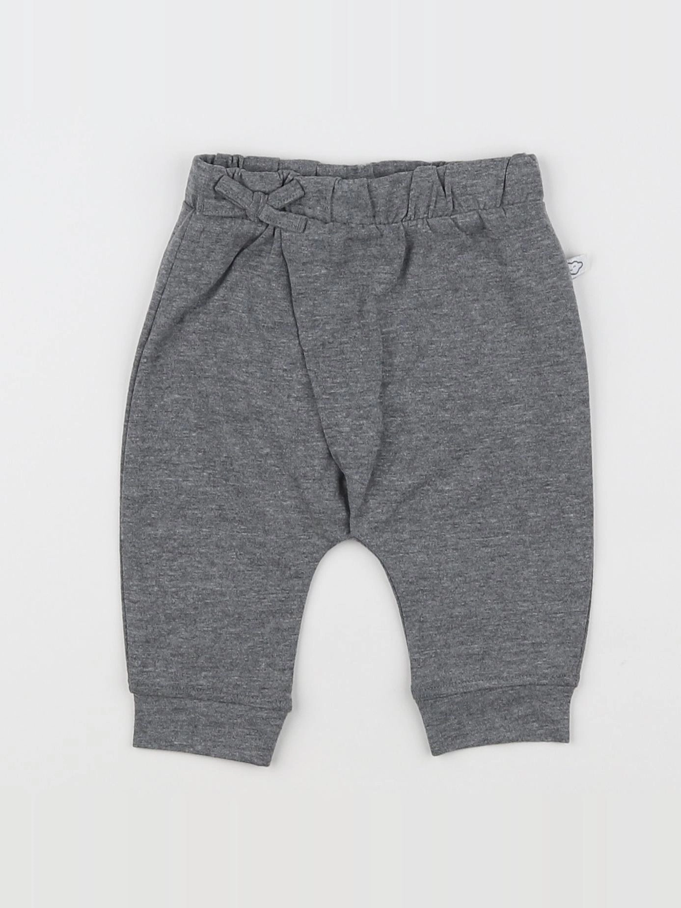 Vertbaudet - legging gris - 3 mois